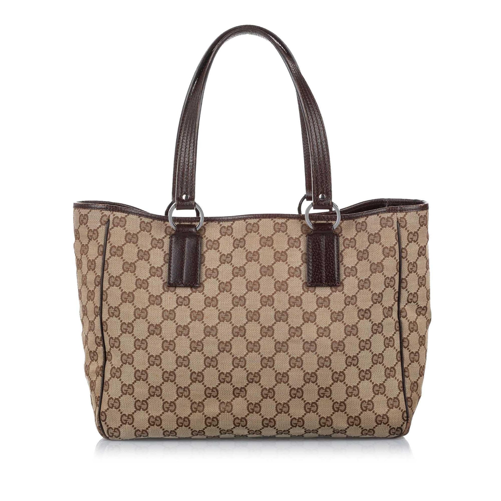 Gucci Canvas Monogram Tote Style 75