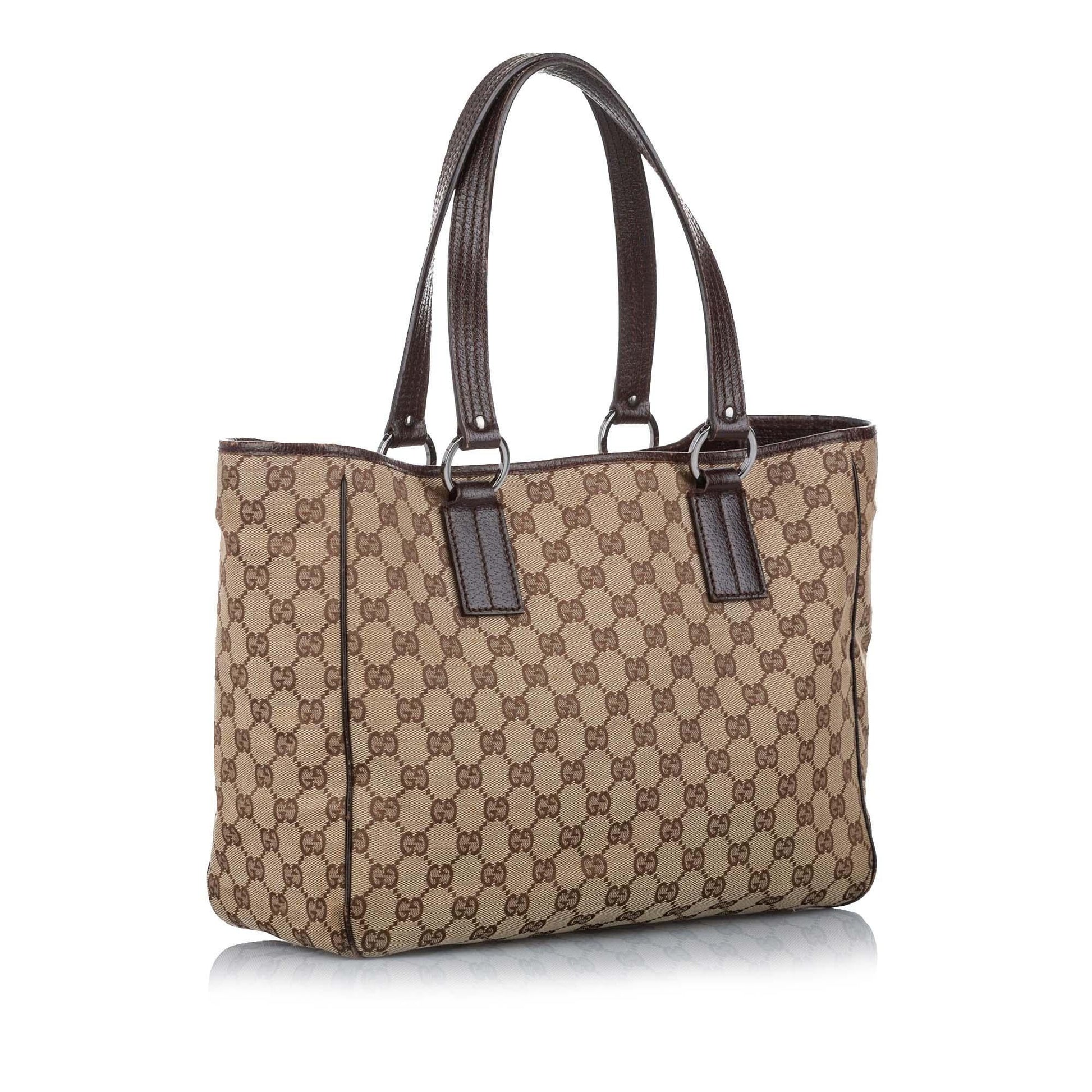 Gucci Canvas Monogram Tote Style 75