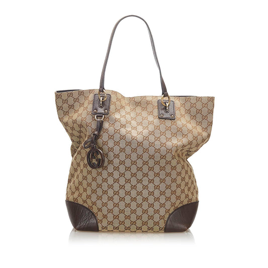 Gucci Canvas Monogram Tote Style 71