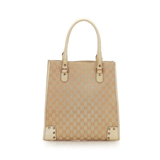 Gucci Canvas Monogram Tote Style 69