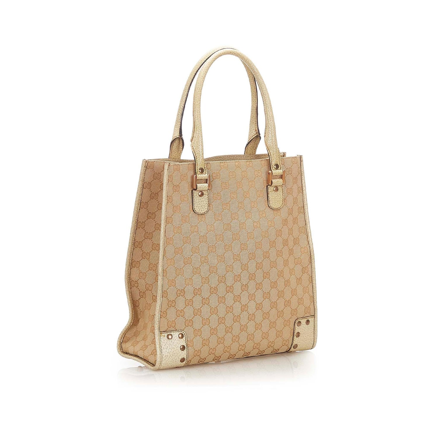 Gucci Canvas Monogram Tote Style 69