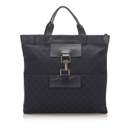 Gucci Canvas Monogram Tote Style 62