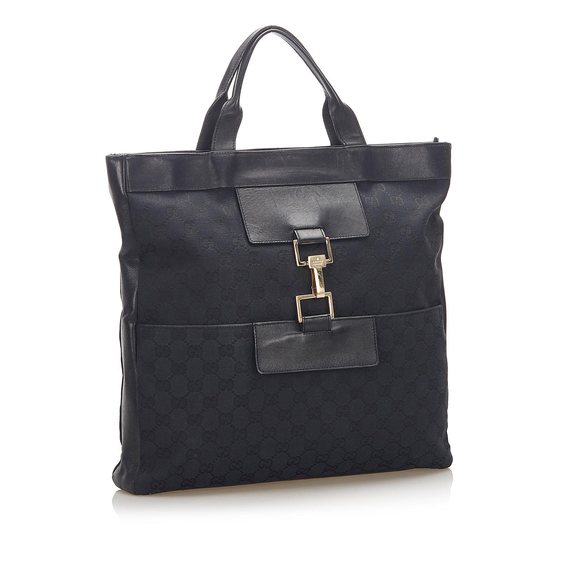 Gucci Canvas Monogram Tote Style 62