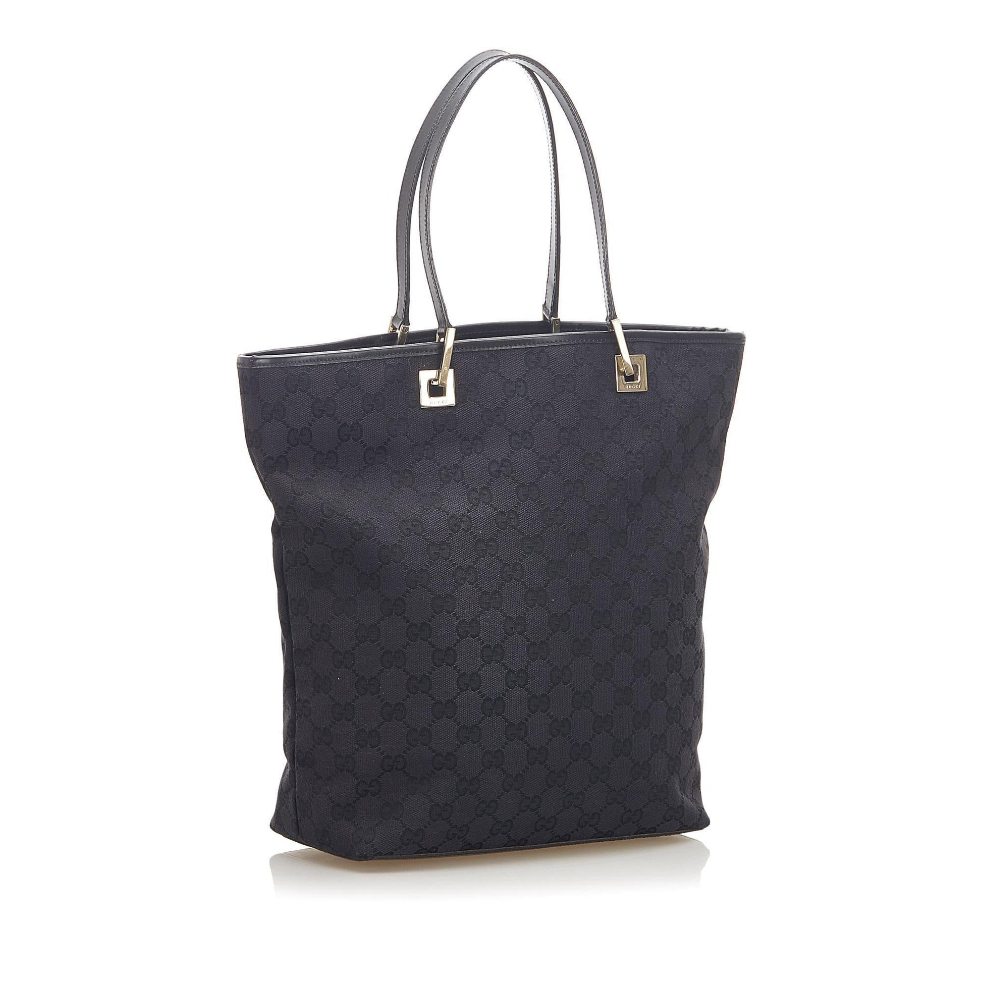 Gucci Canvas Monogram Tote Style 61
