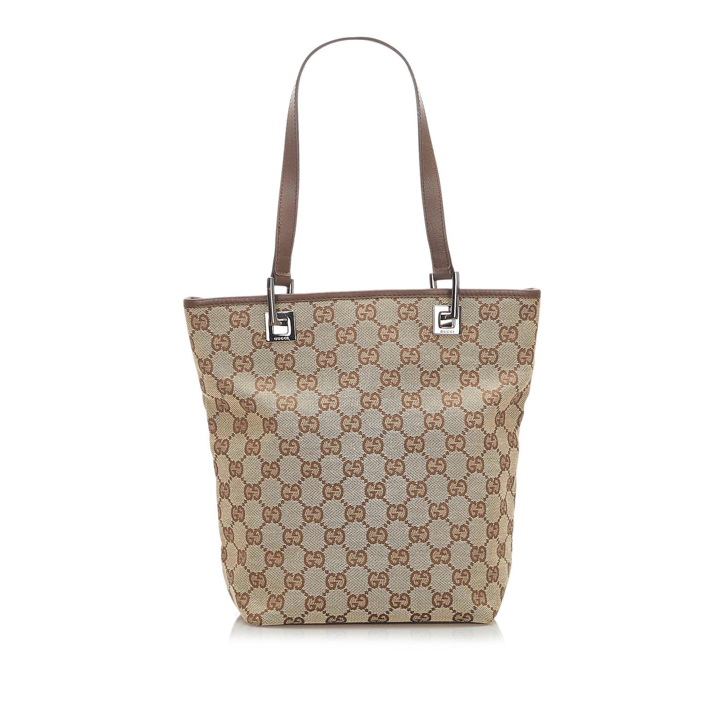 Gucci Canvas Monogram Tote Style 57