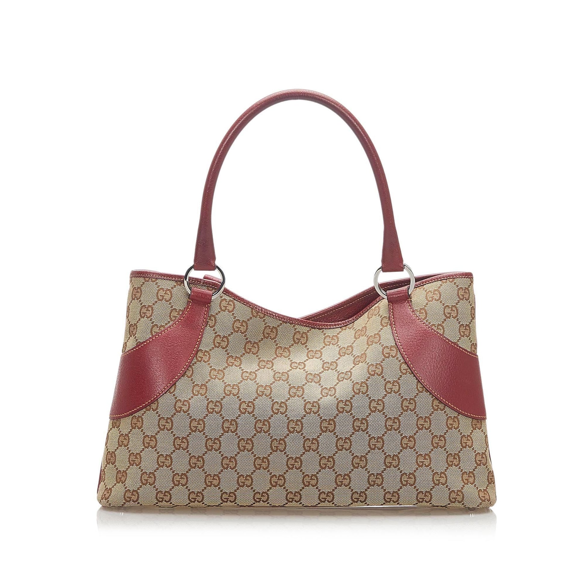 Gucci Canvas Monogram Tote Style 56