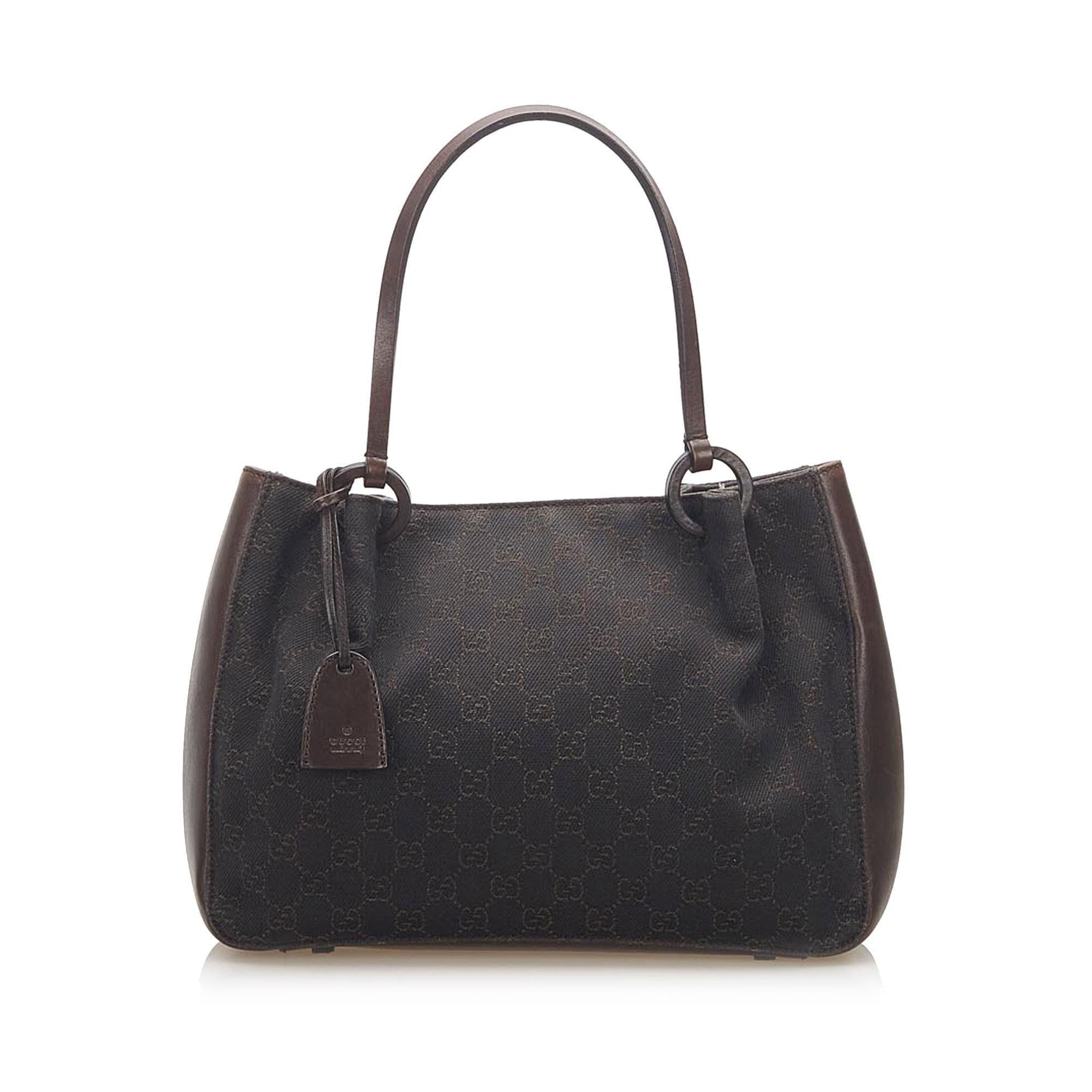 Gucci Canvas Monogram Tote Style 52