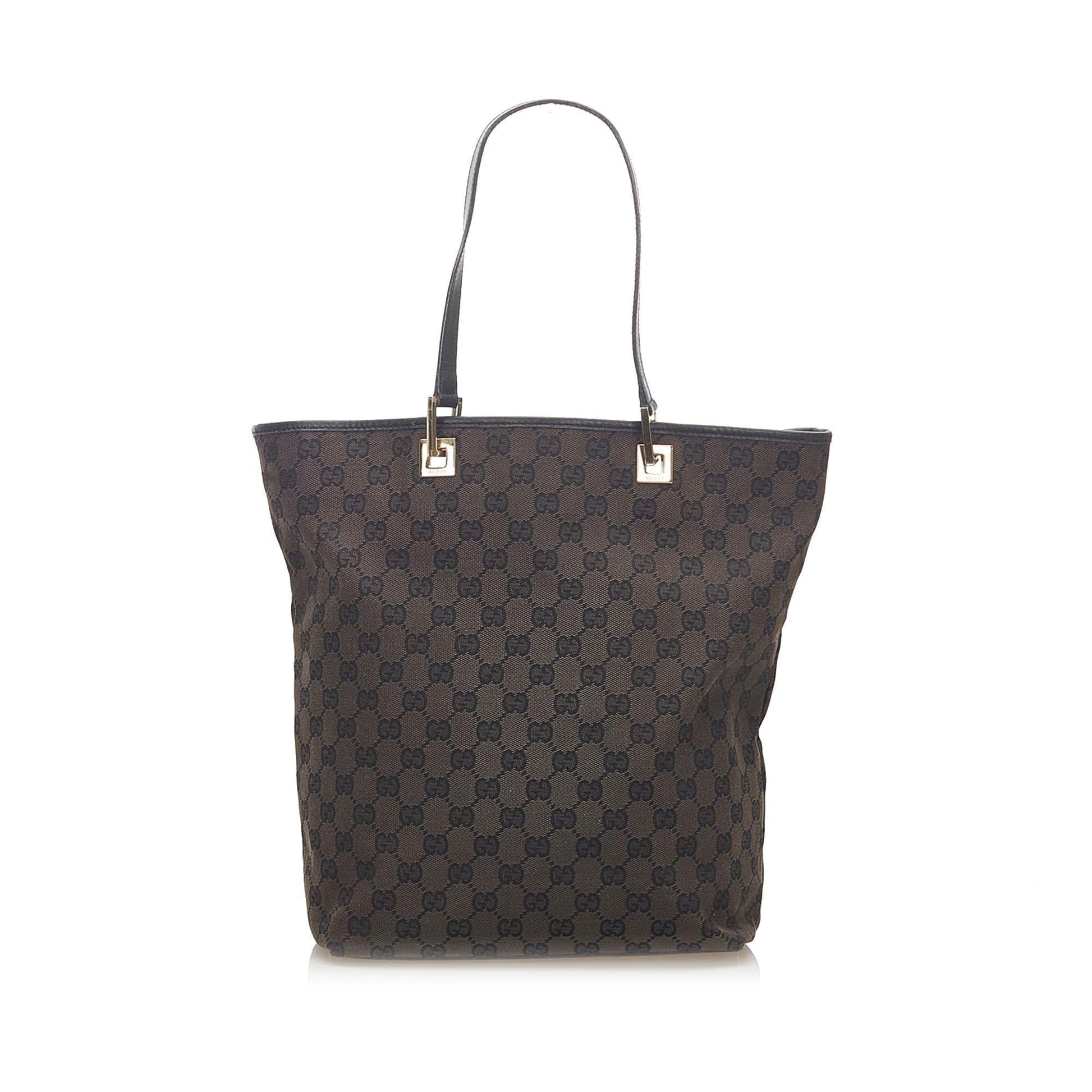 Gucci Canvas Monogram Tote Style 51