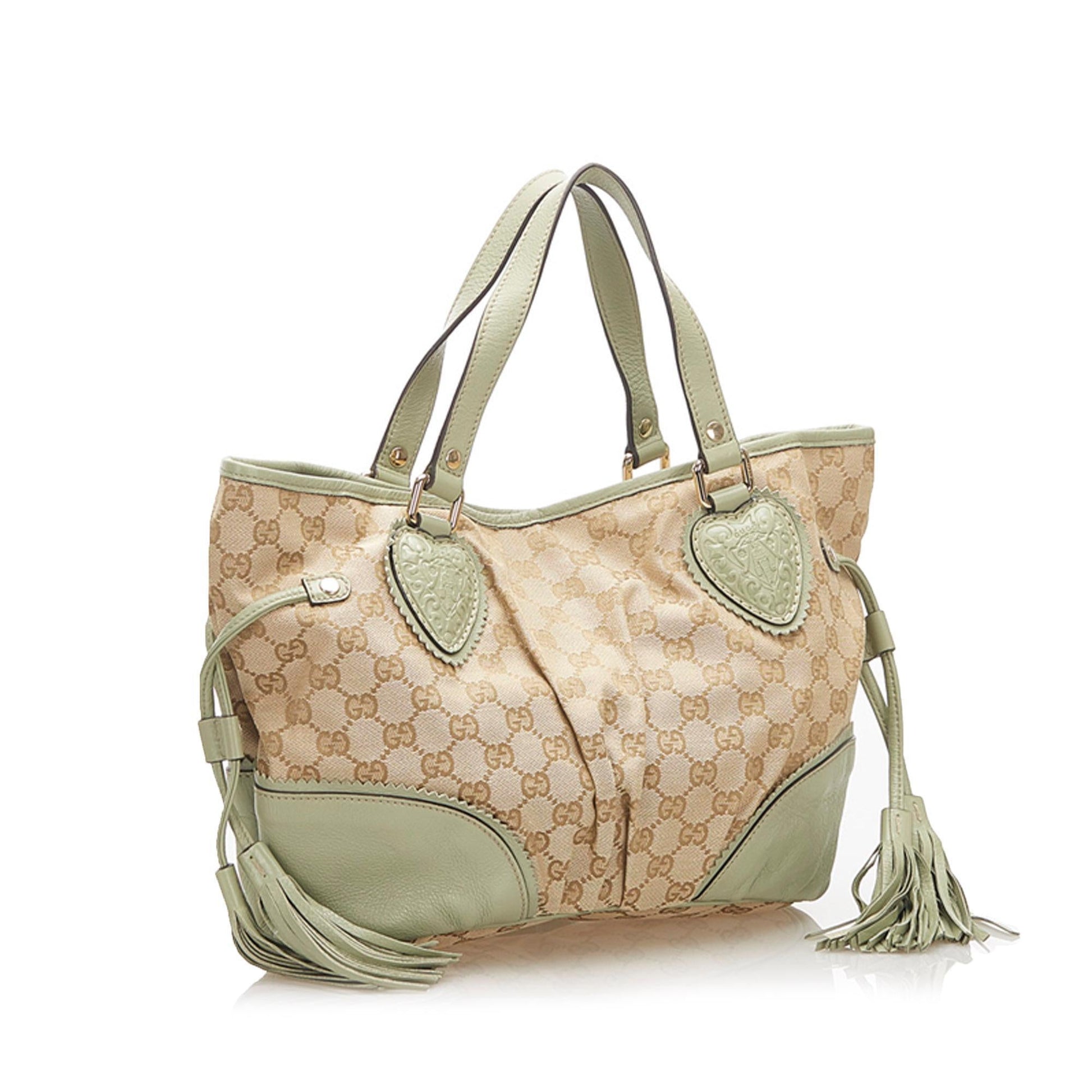 Gucci Canvas Monogram Tote Style 40