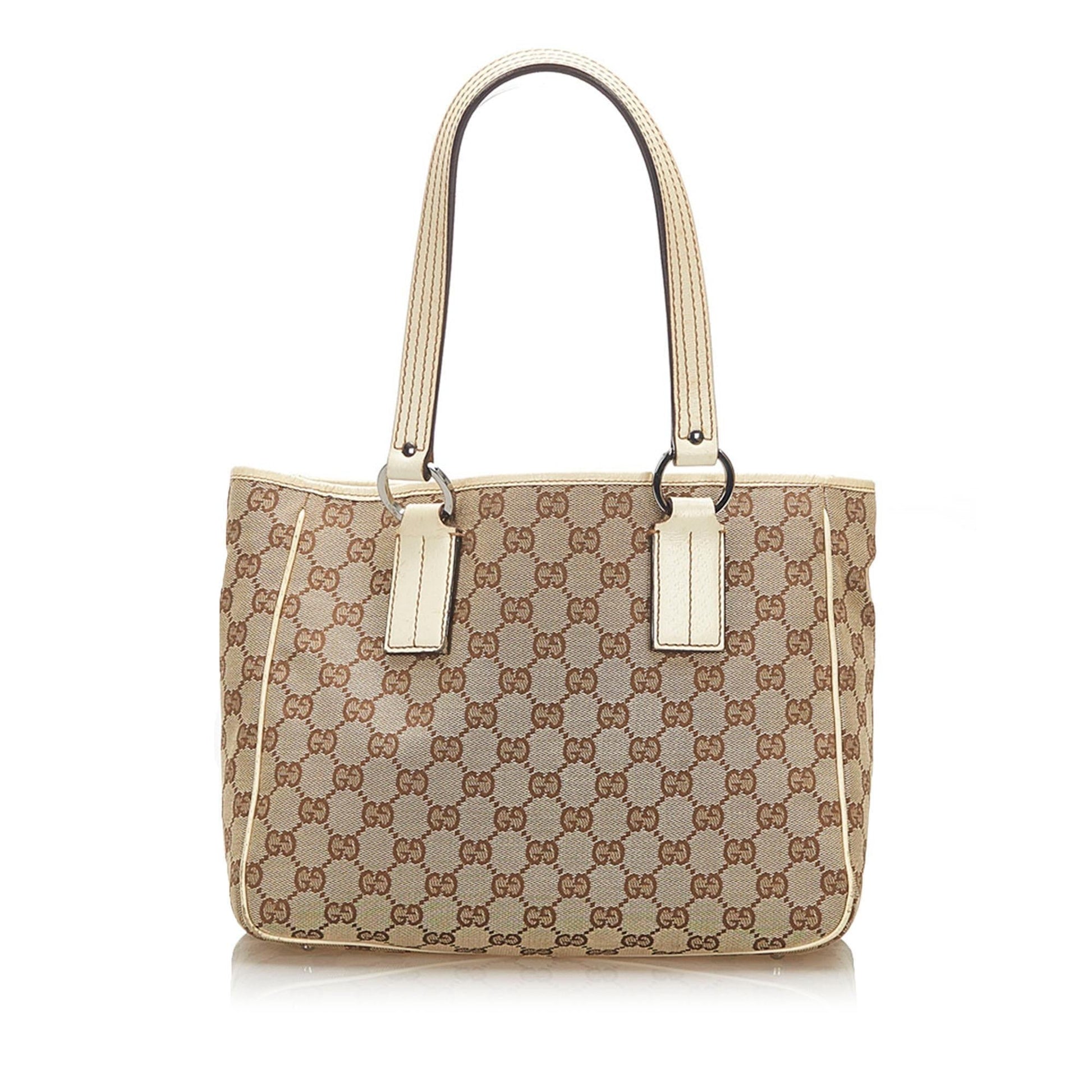 Gucci Canvas Monogram Tote Style 38