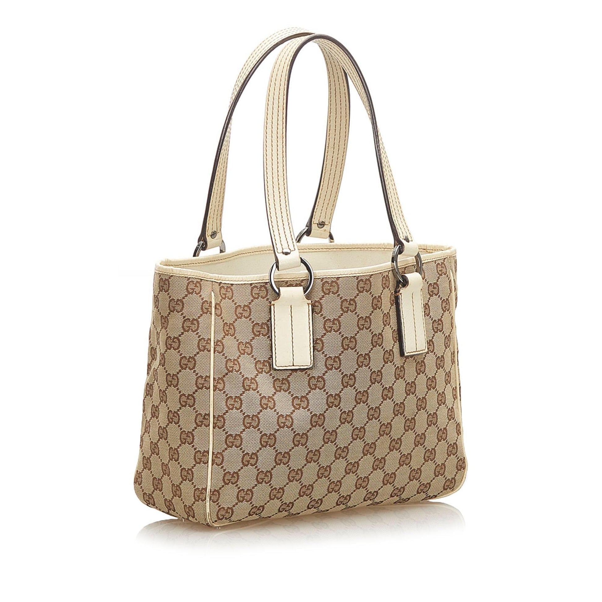 Gucci Canvas Monogram Tote Style 38