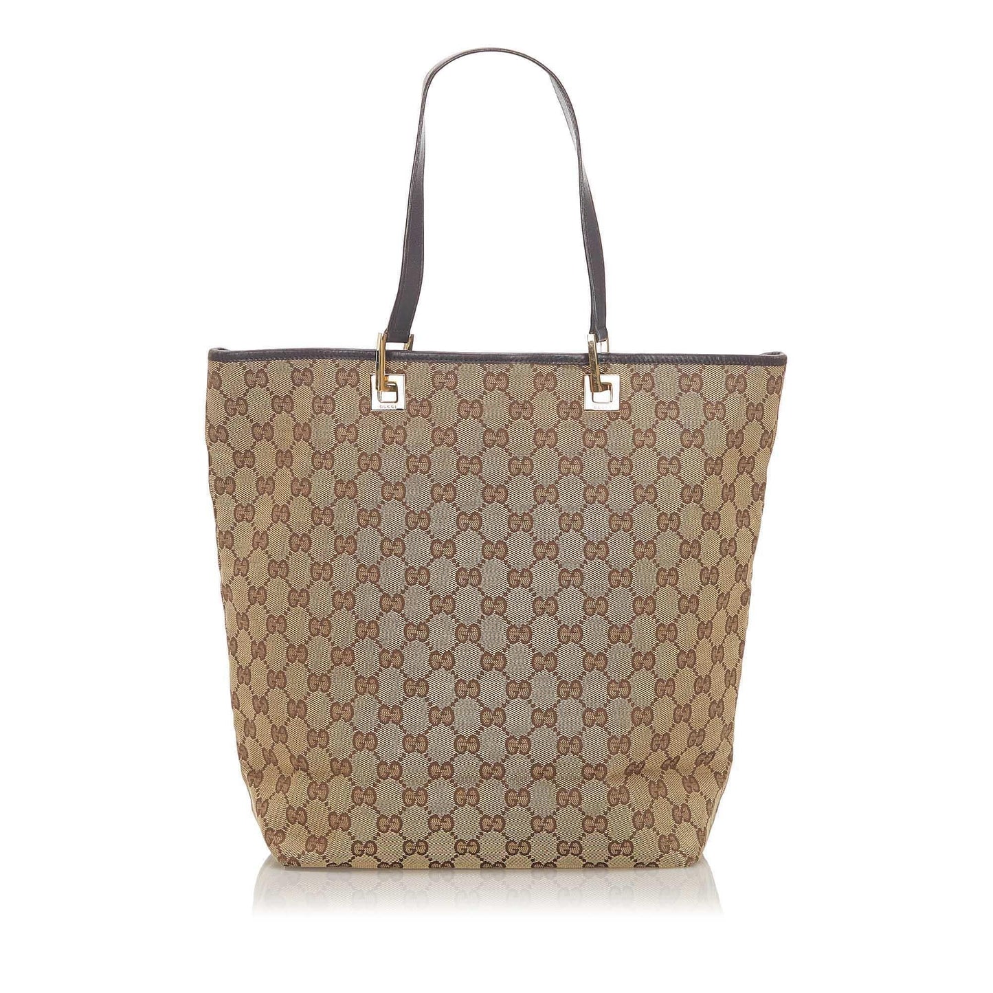 Gucci Canvas Monogram Tote Style 26