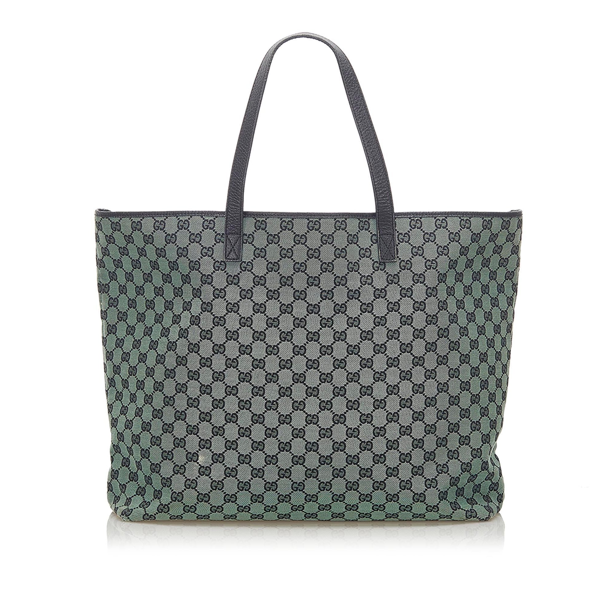 Gucci Canvas Monogram Tote Style 22