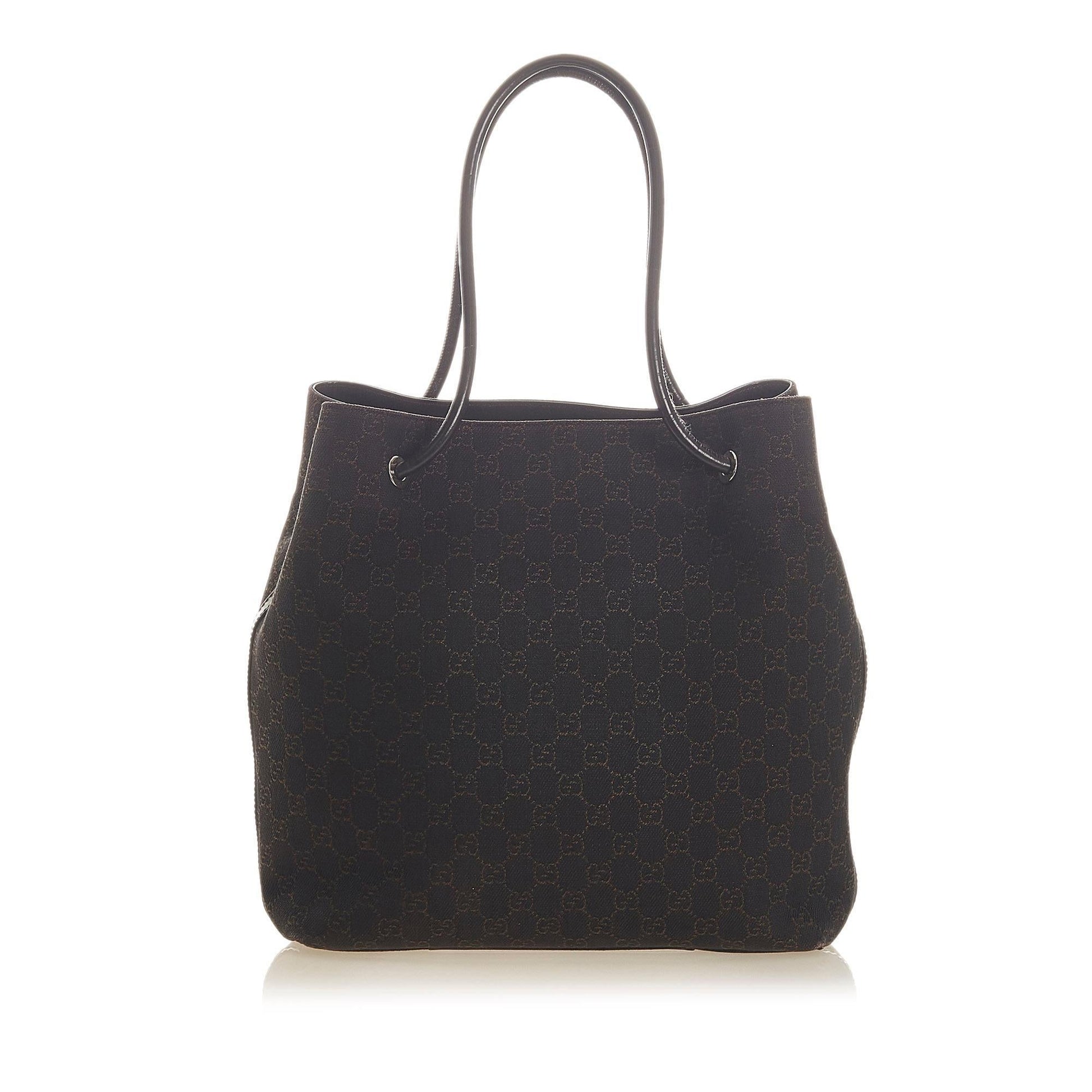 Gucci Canvas Monogram Tote Style 17