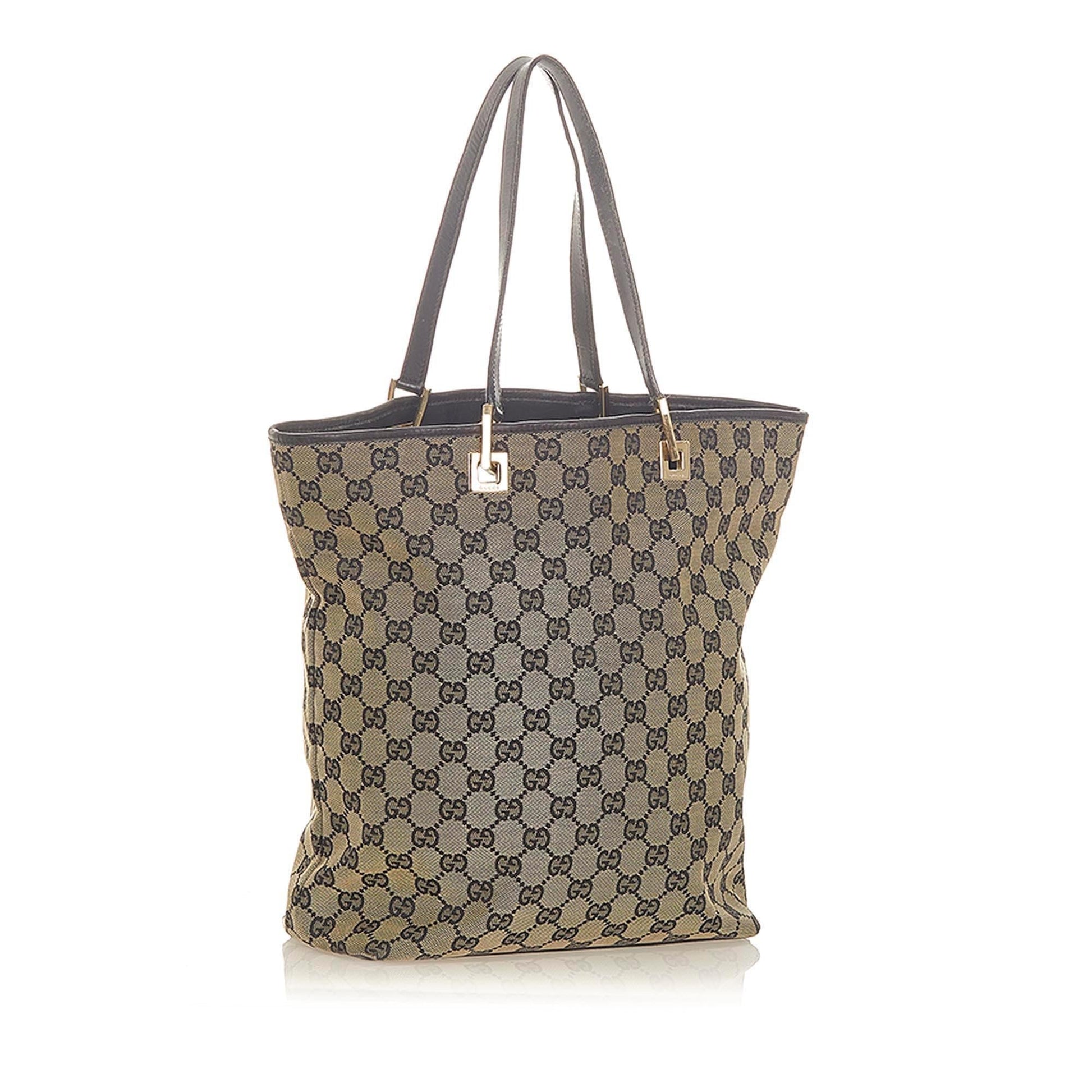 Gucci Canvas Monogram Tote Style 6