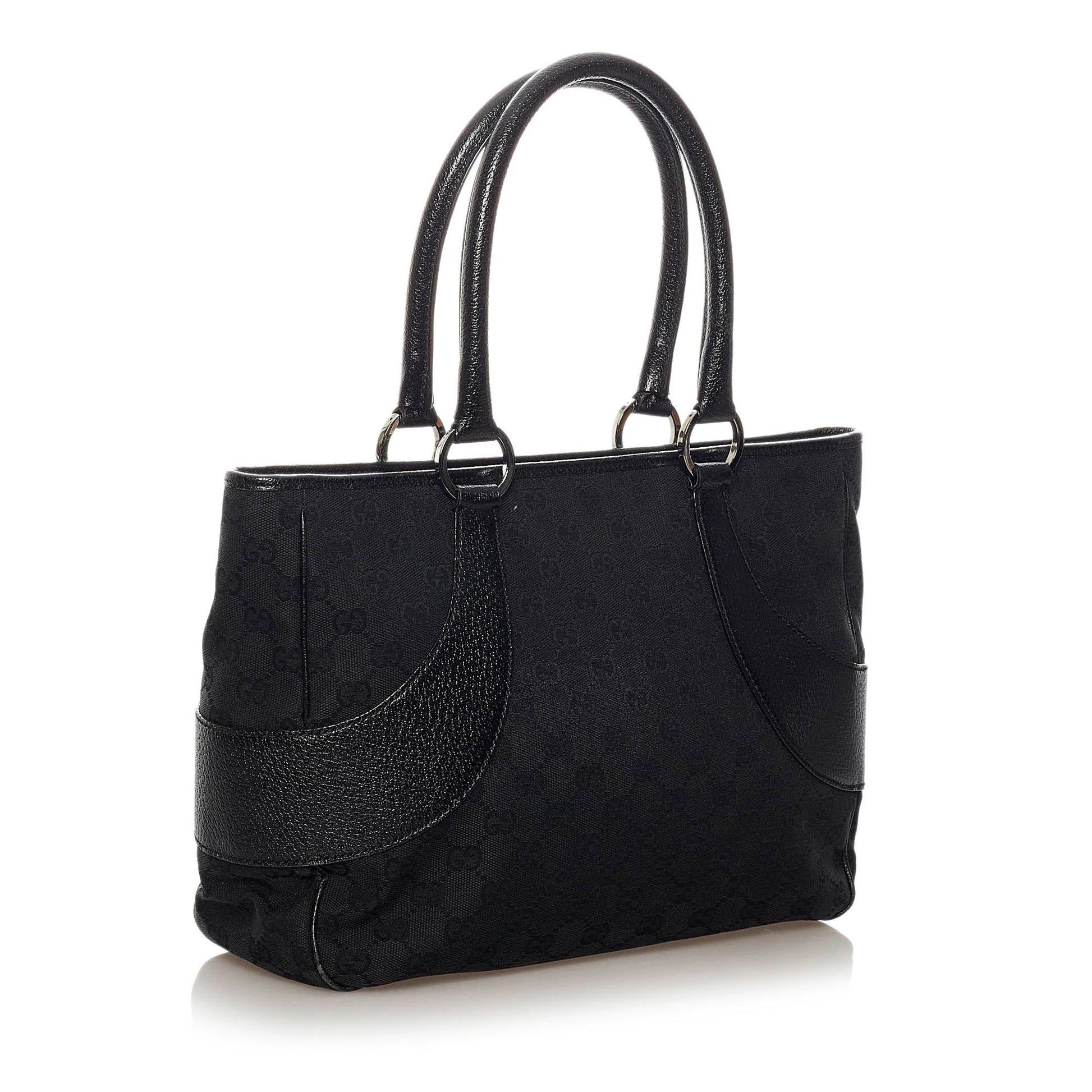 Gucci Canvas Tote Style 66
