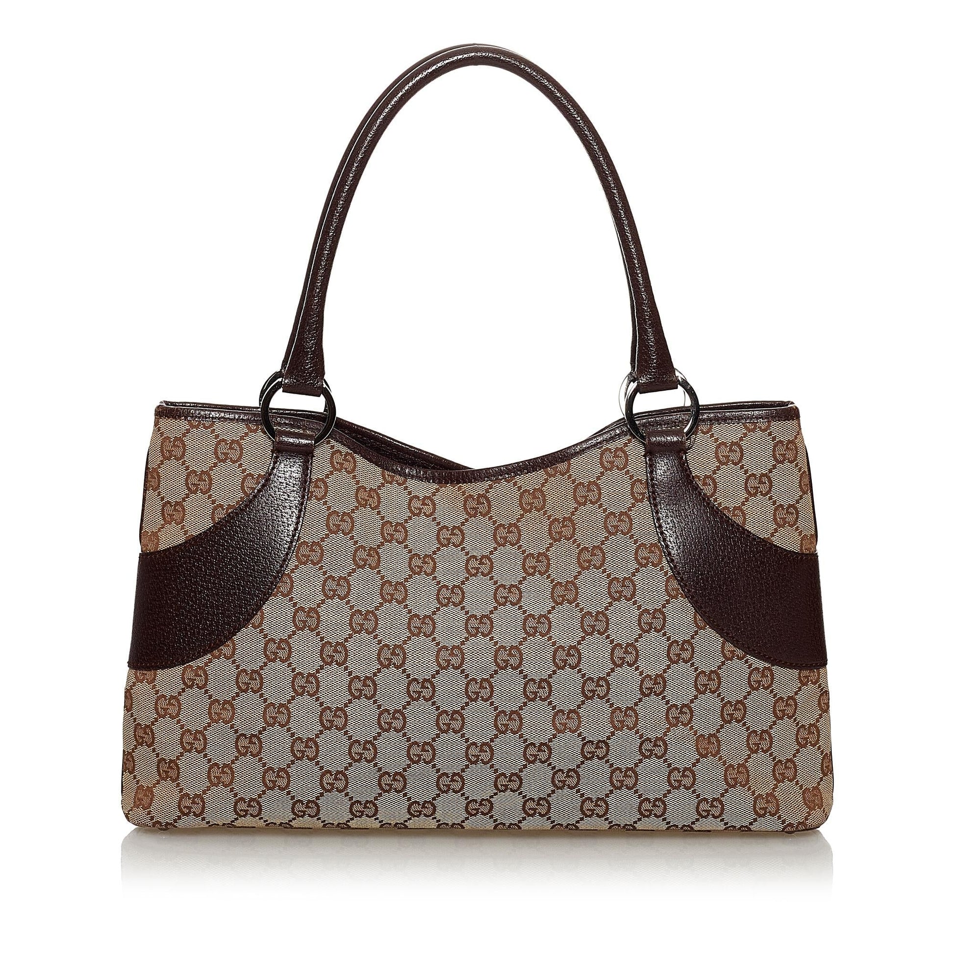 Gucci GG Canvas Tote Bag (SHG-30617)