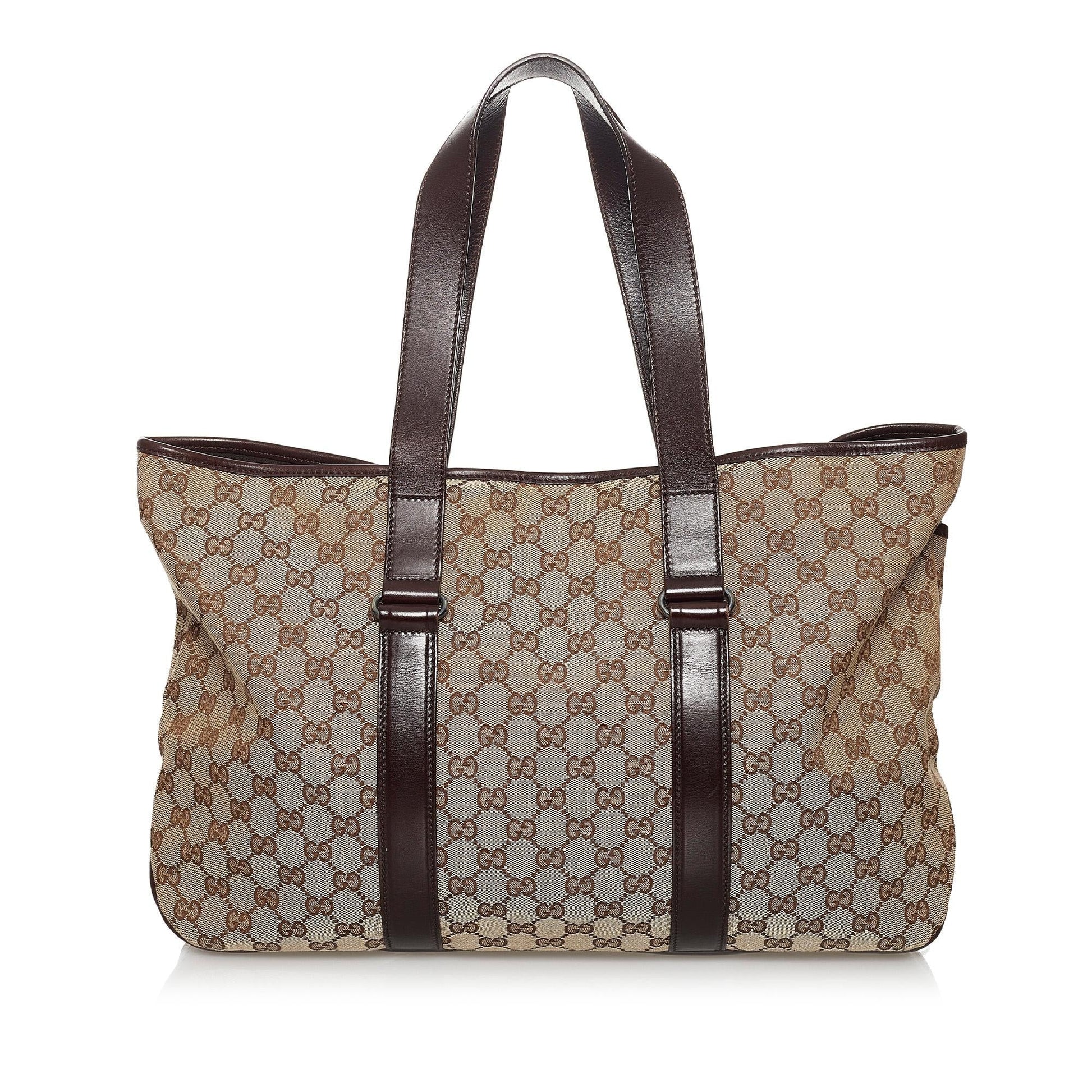 Gucci GG Canvas Tote Bag (SHG-31016)