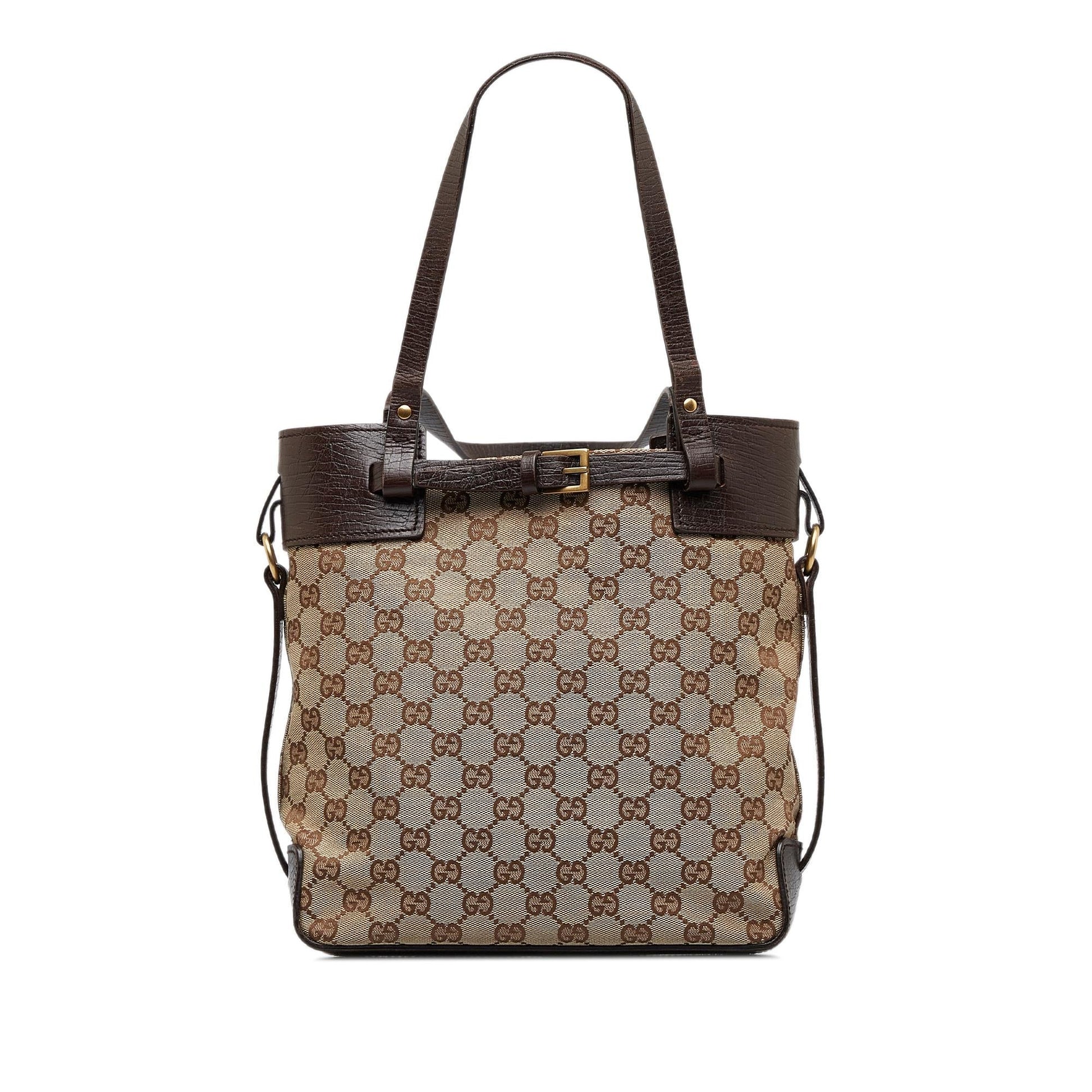 Gucci Monogram Canvas Tote