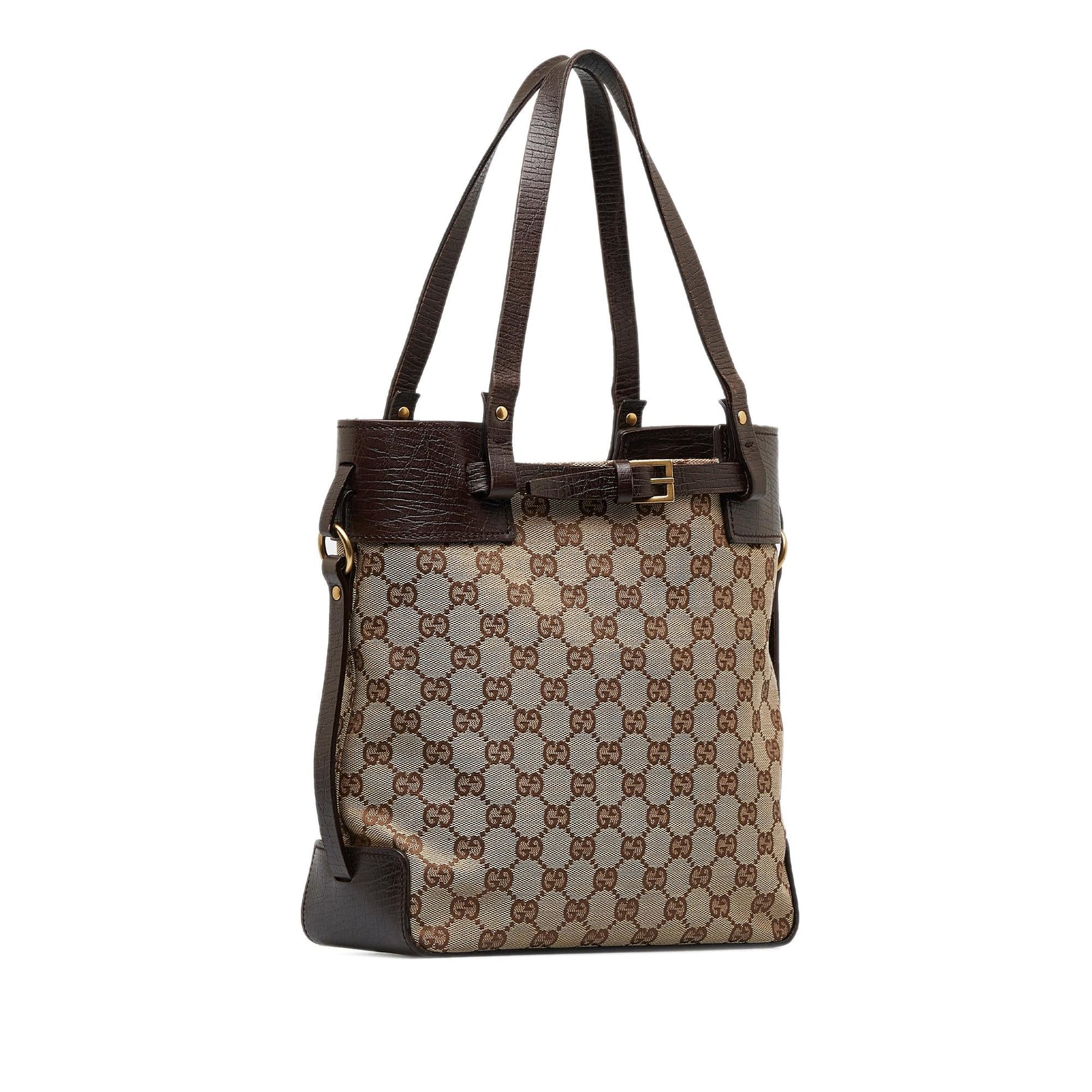 Gucci Monogram Canvas Tote