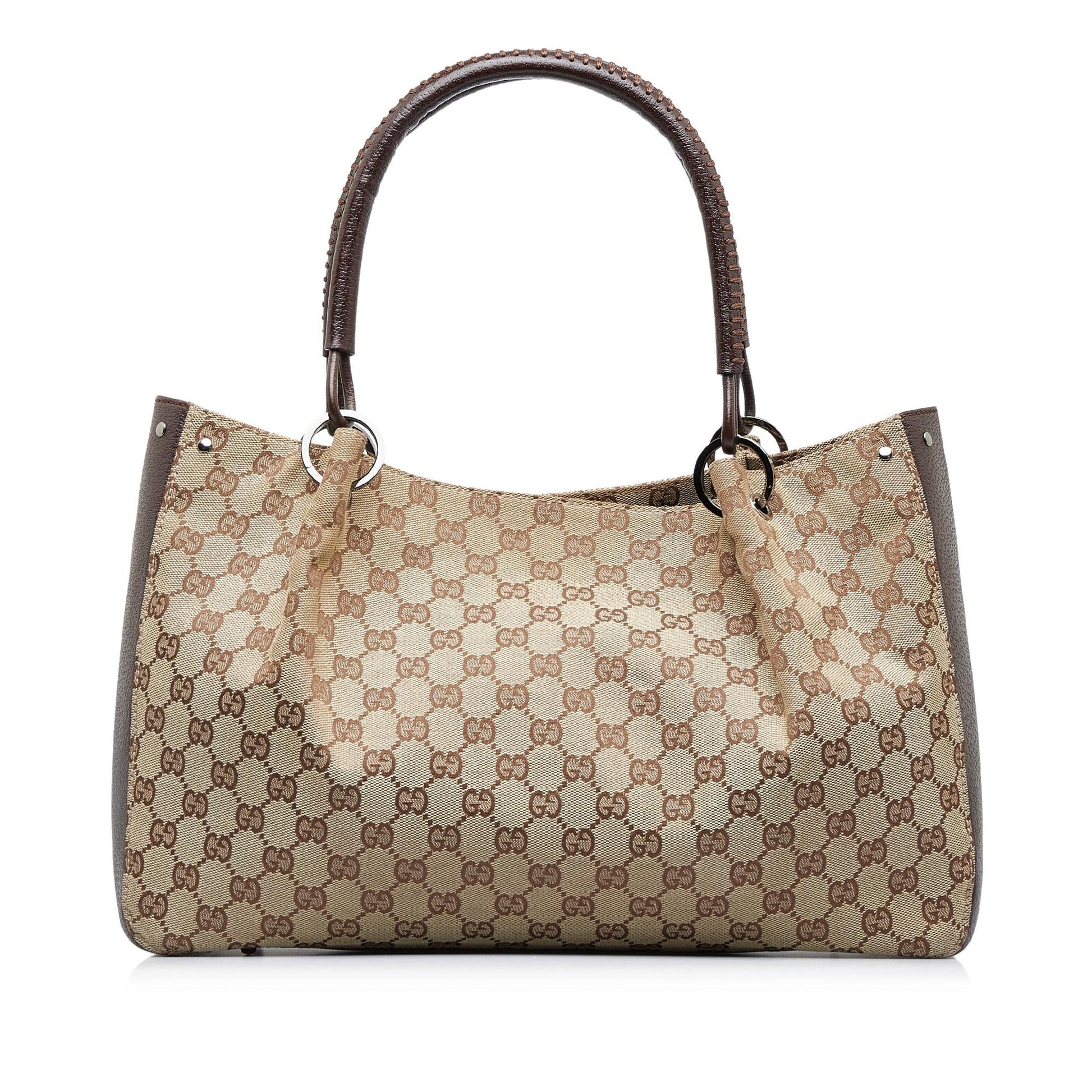Gucci Monogram Canvas Tote