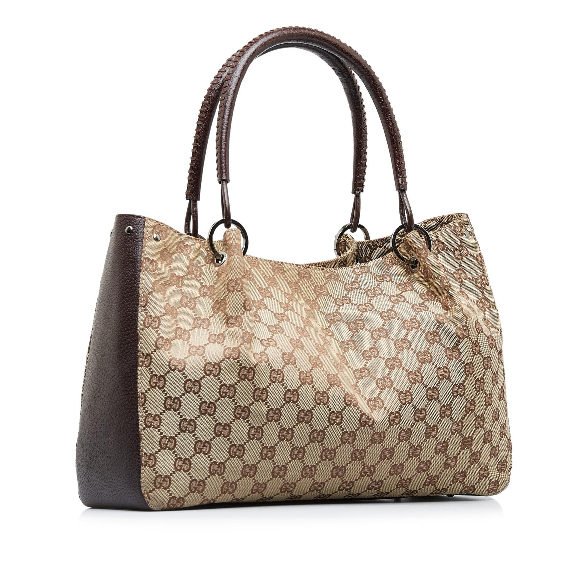 Gucci Monogram Canvas Tote