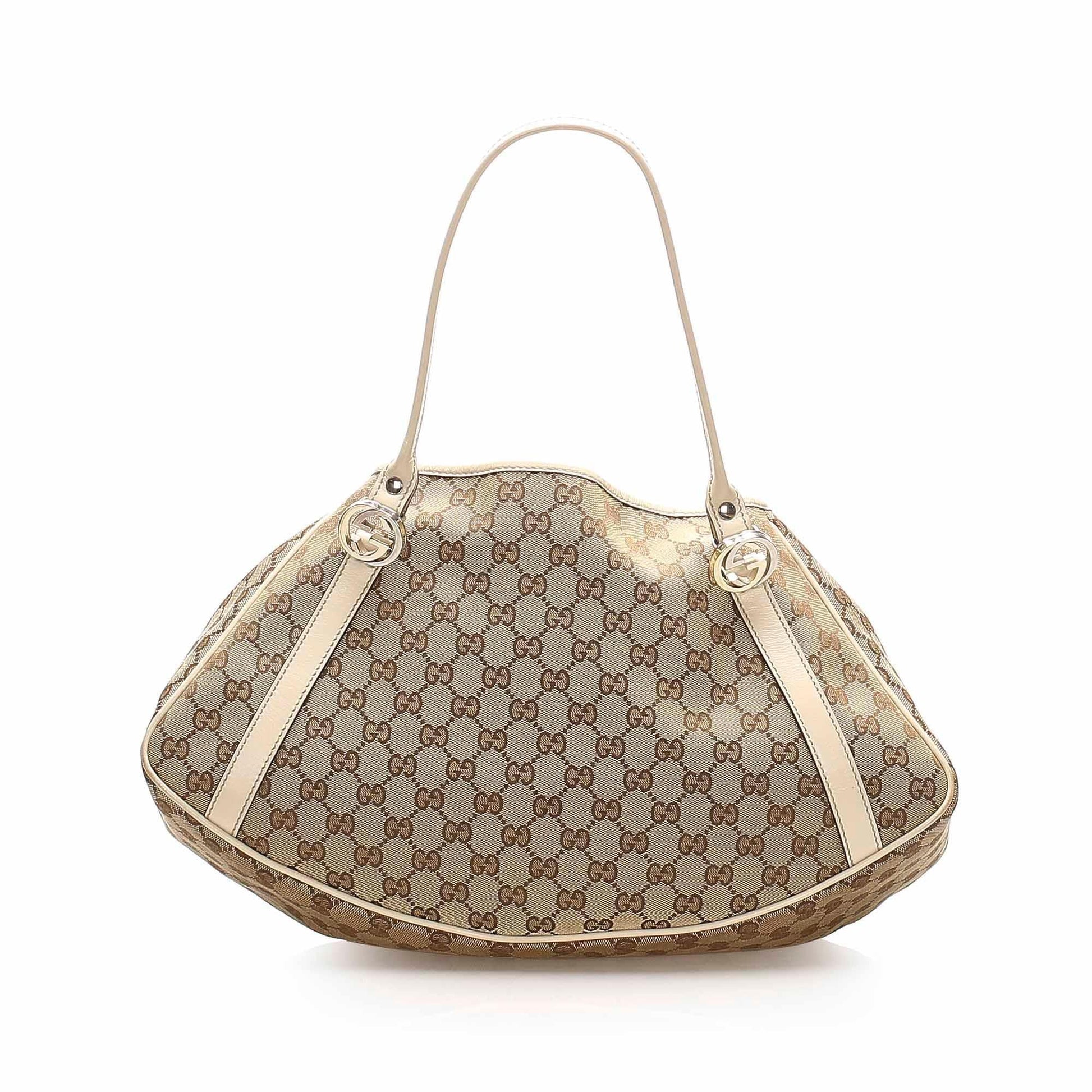 Gucci Canvas Monogram Tote Style 128