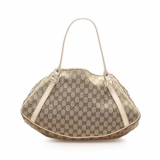 Gucci Canvas Monogram Tote Style 128