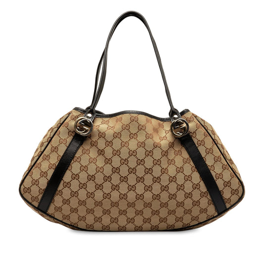 Gucci Canvas Shoulder Bag