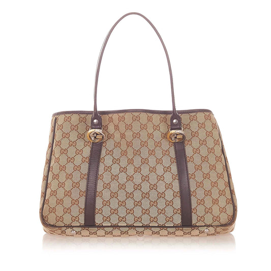 Gucci Monogram Canvas Tote