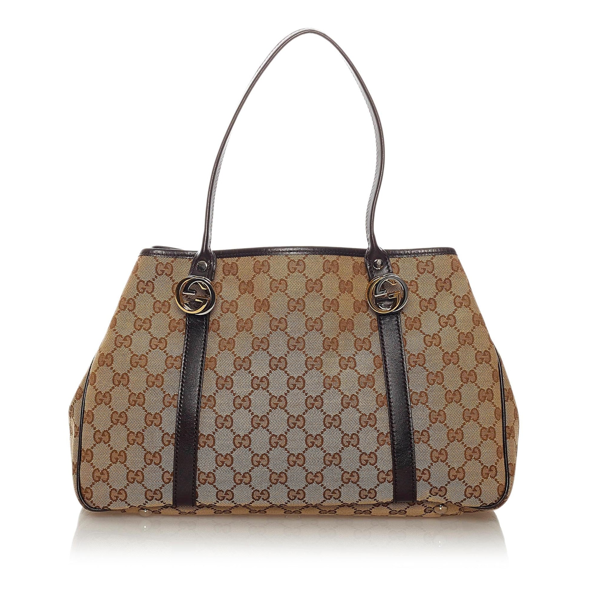 Gucci GG Canvas Twins Tote Bag (SHG-28355)