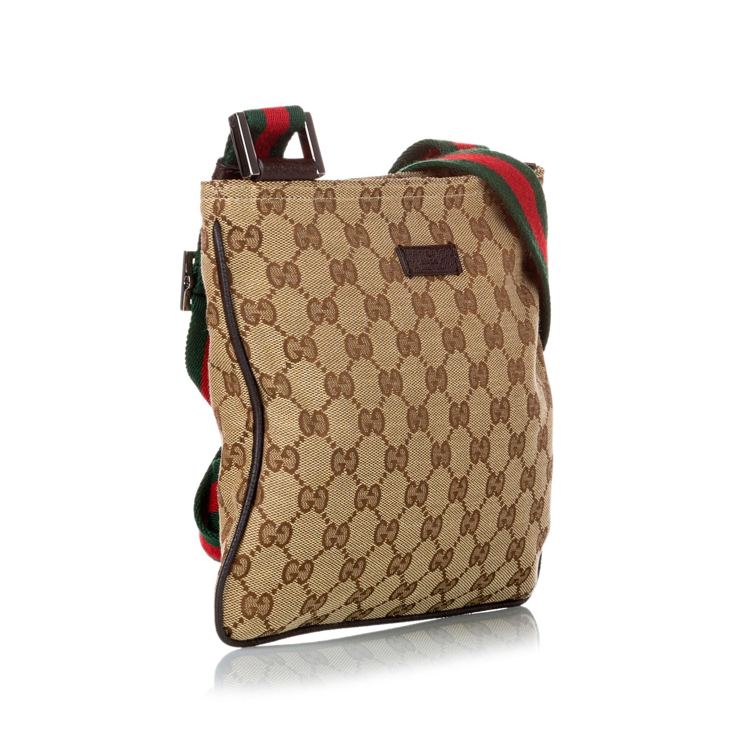 Gucci GG Canvas Web Crossbody Bag (SHG-30989)