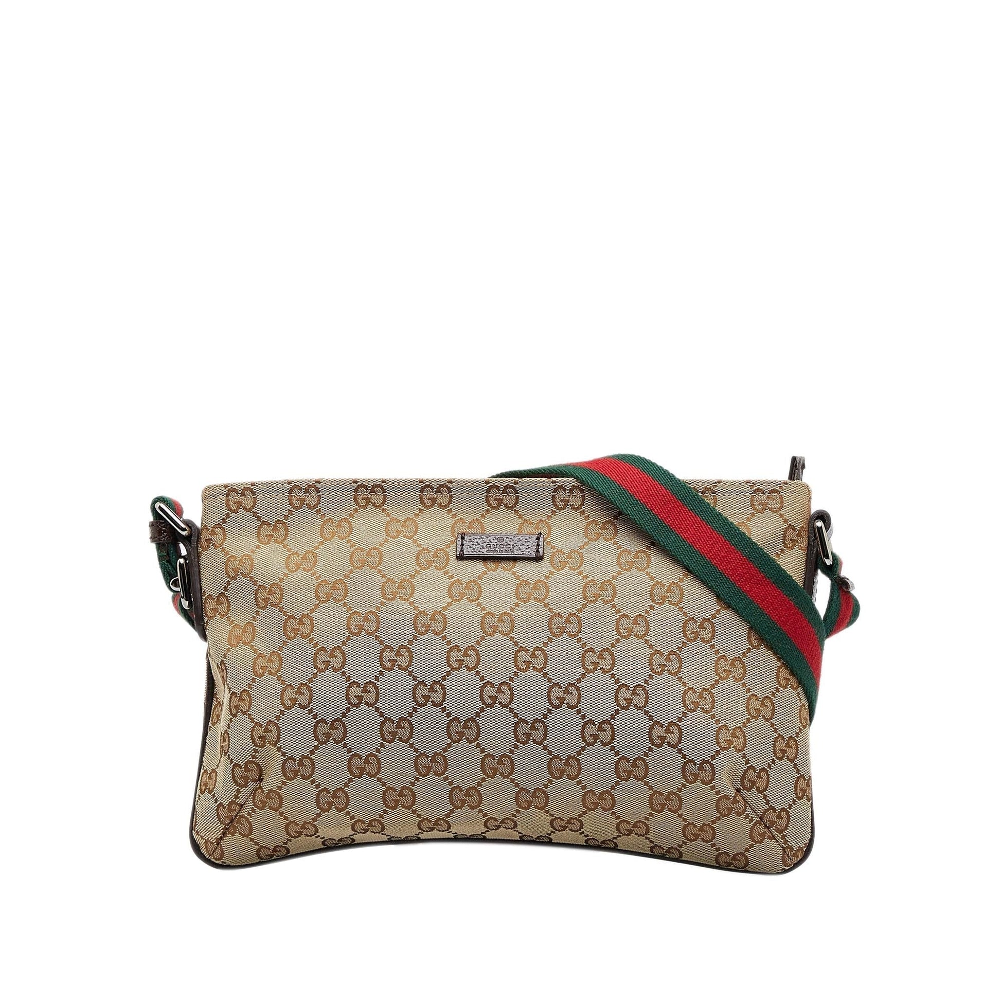 Gucci Monogram Canvas Crossbody