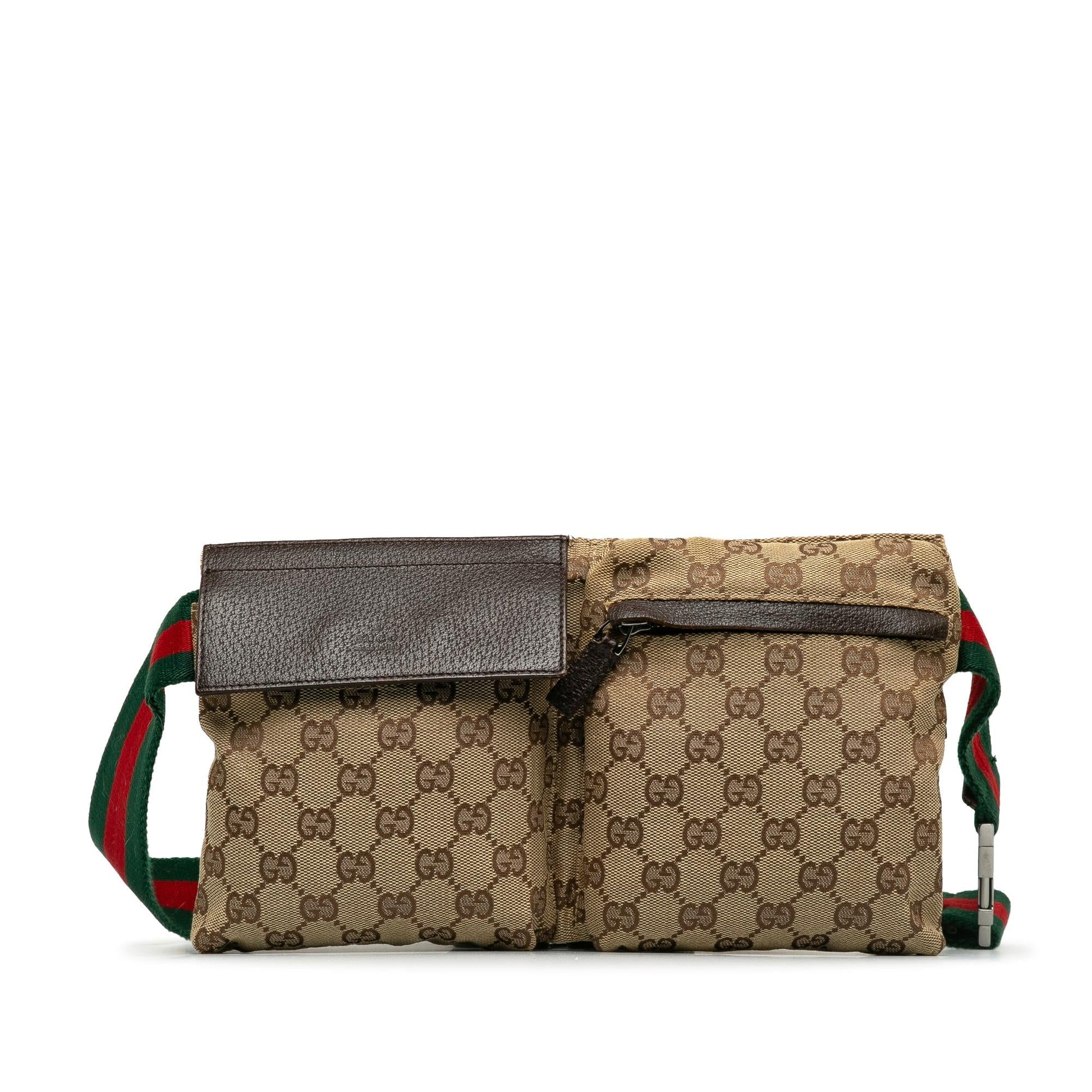 Gucci Canvas Shoulder Bag