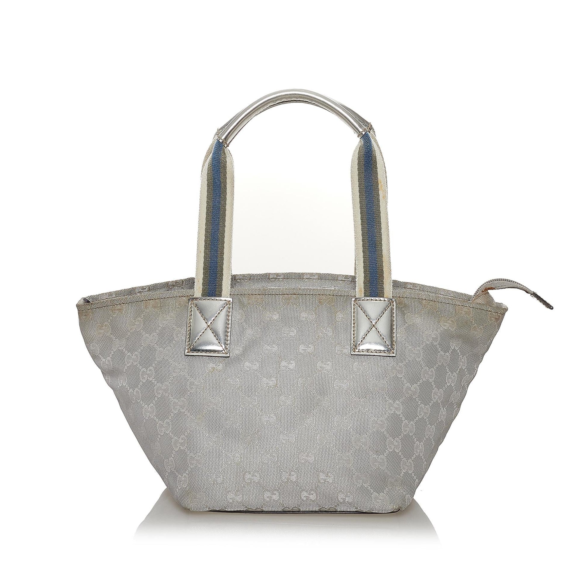Gucci GG Canvas Web Handbag (SHG-32931)