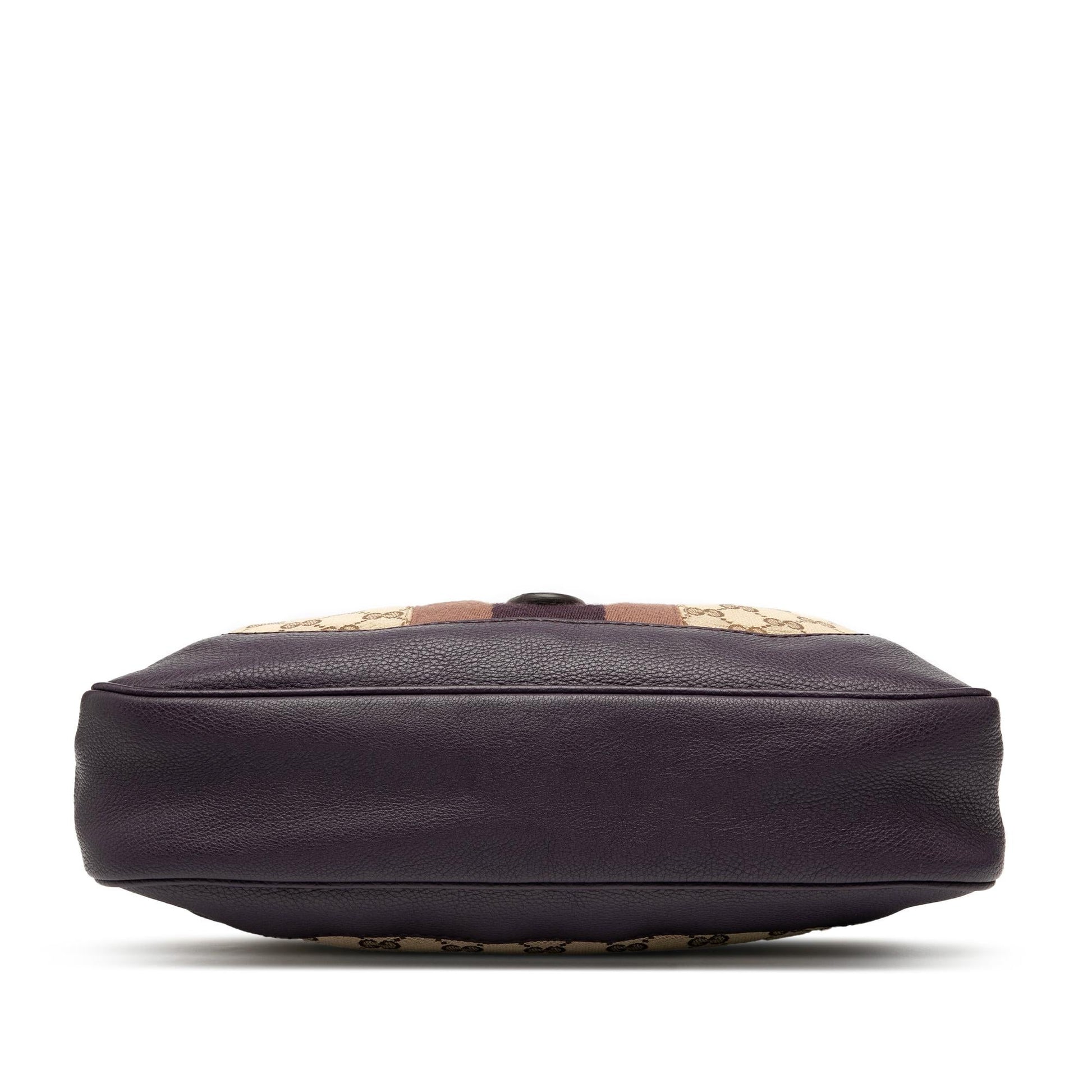 Gucci GG Canvas Web Jackie O Bouvier Crossbody