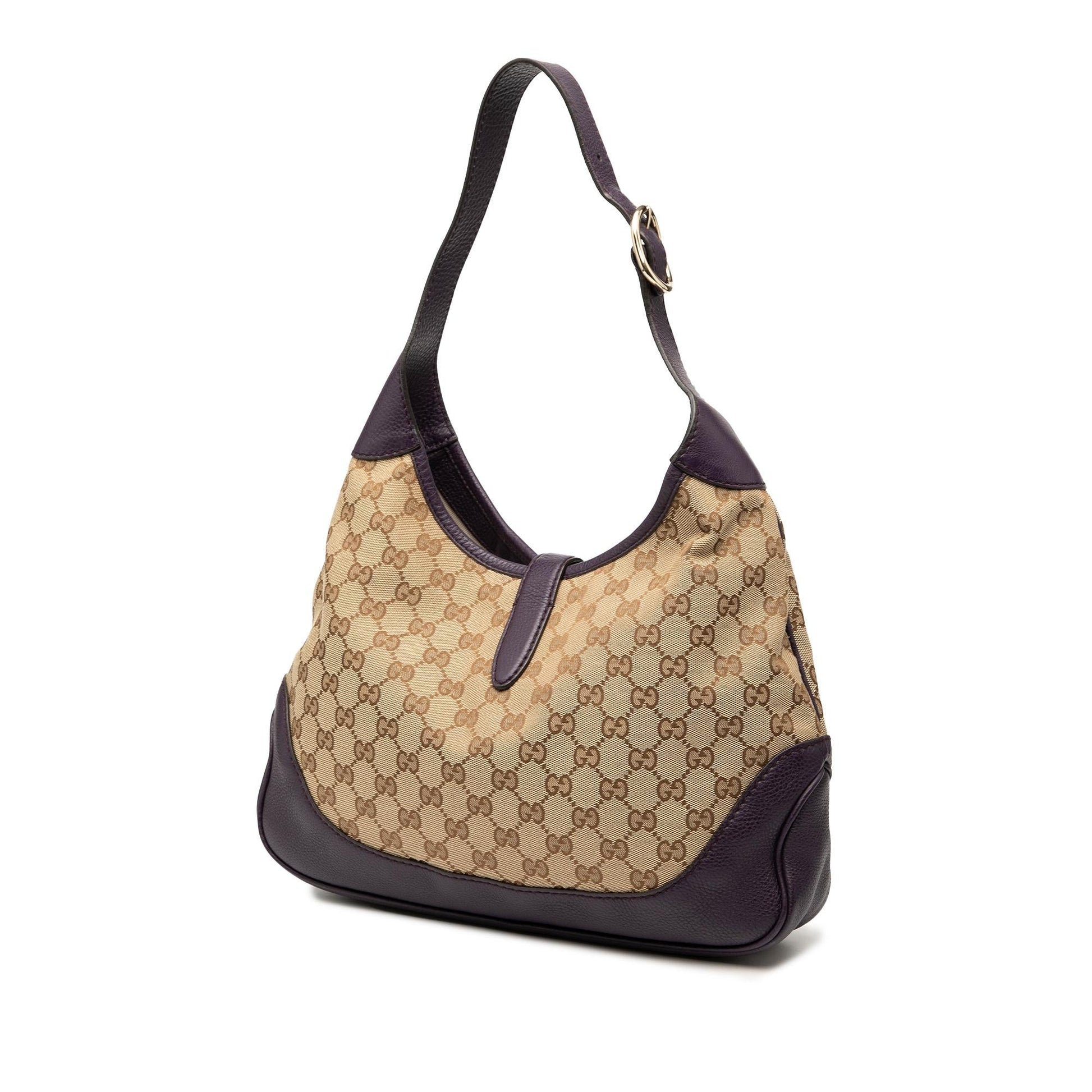 Gucci GG Canvas Web Jackie O Bouvier Crossbody