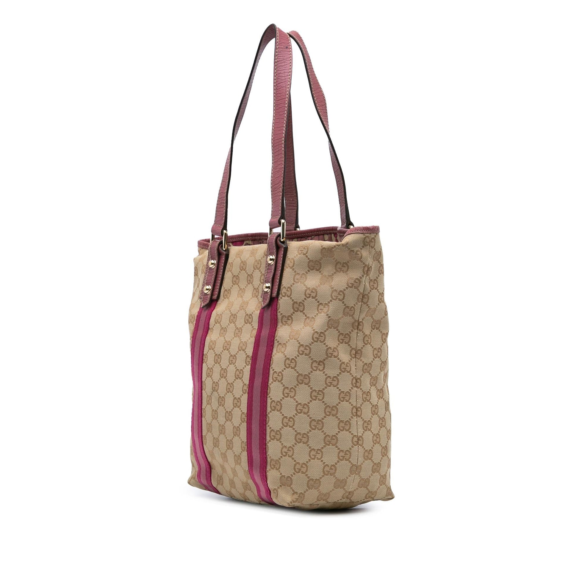 Gucci GG Canvas Web Jolicoeur Tote