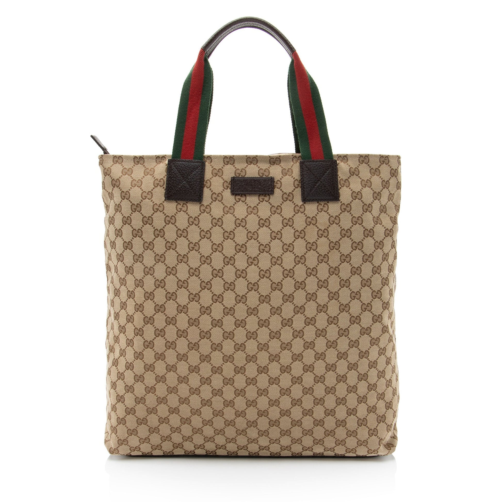 Gucci GG Canvas Web N/S Large Tote