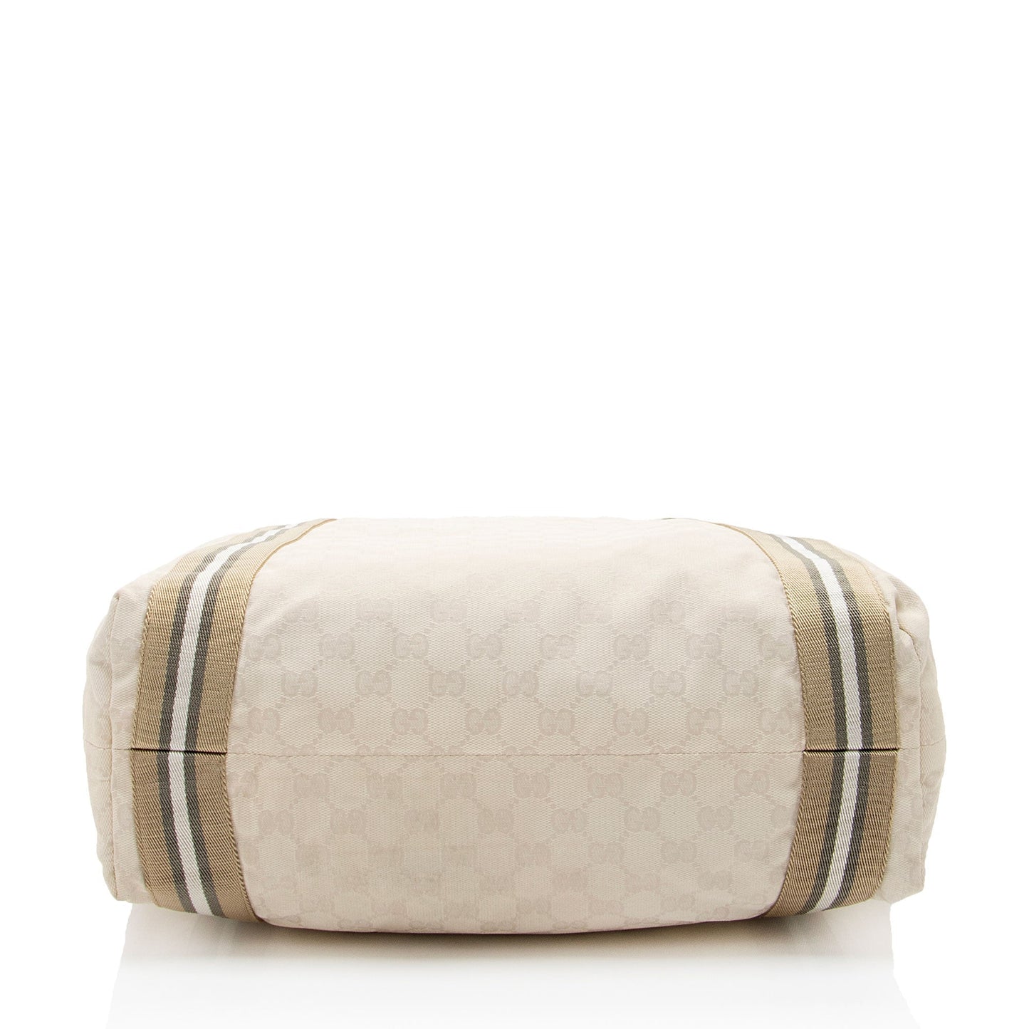 Gucci Nylon Leather Canvas Tote