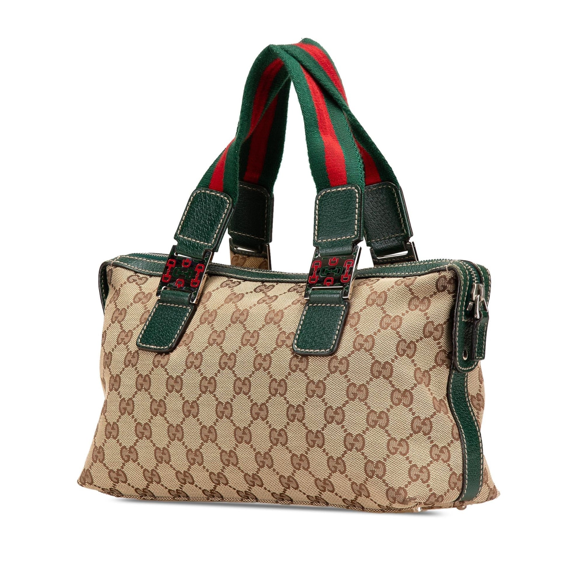 Gucci GG Canvas Web Pop Handbag