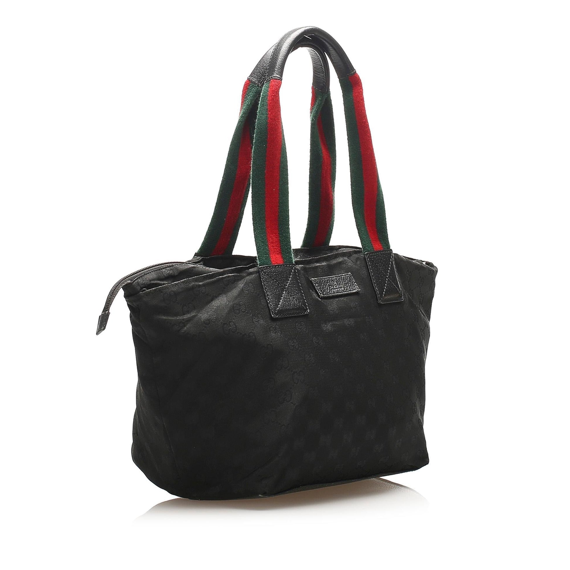 Gucci Web Canvas Monogram Tote Style 8