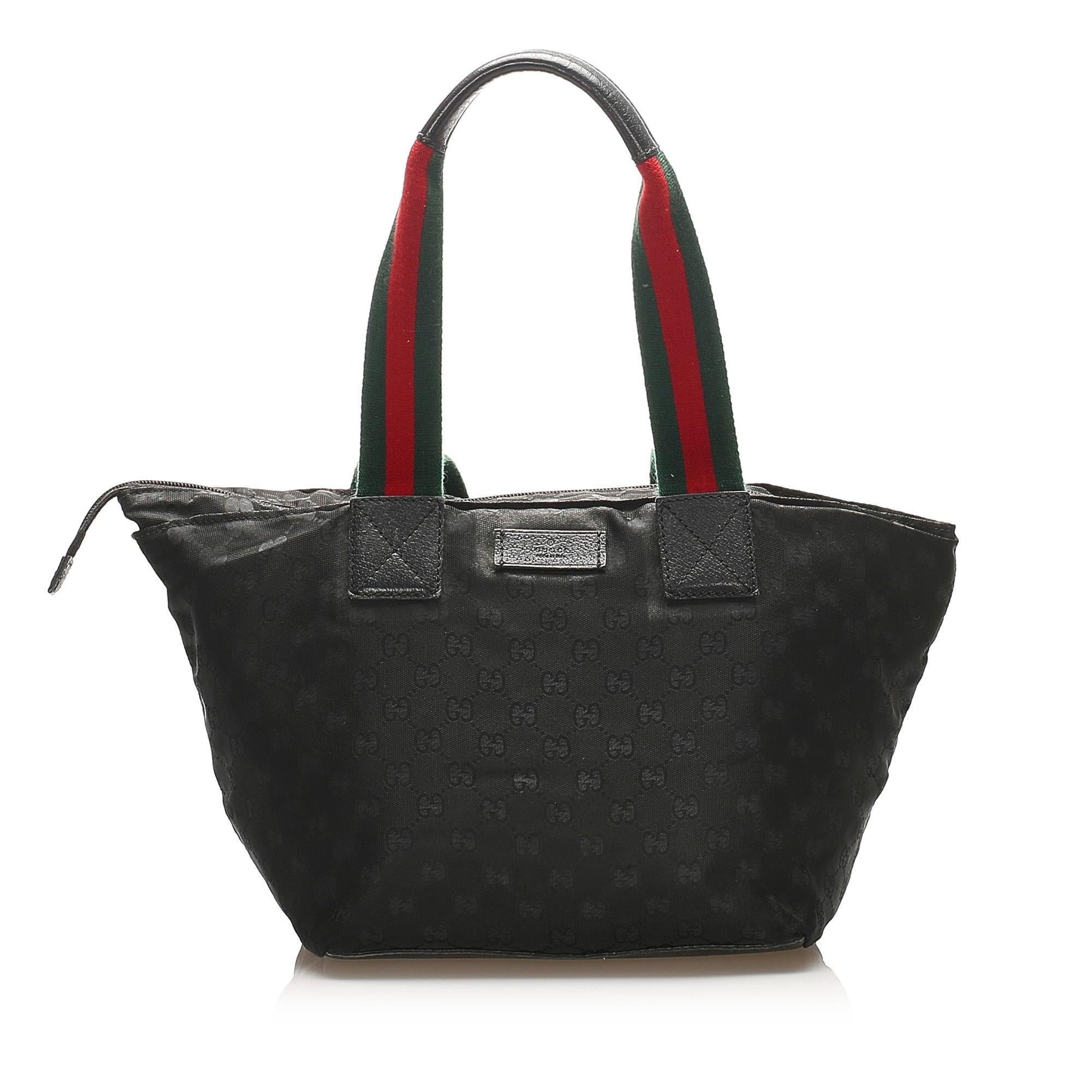 Gucci Web Canvas Monogram Tote Style 7
