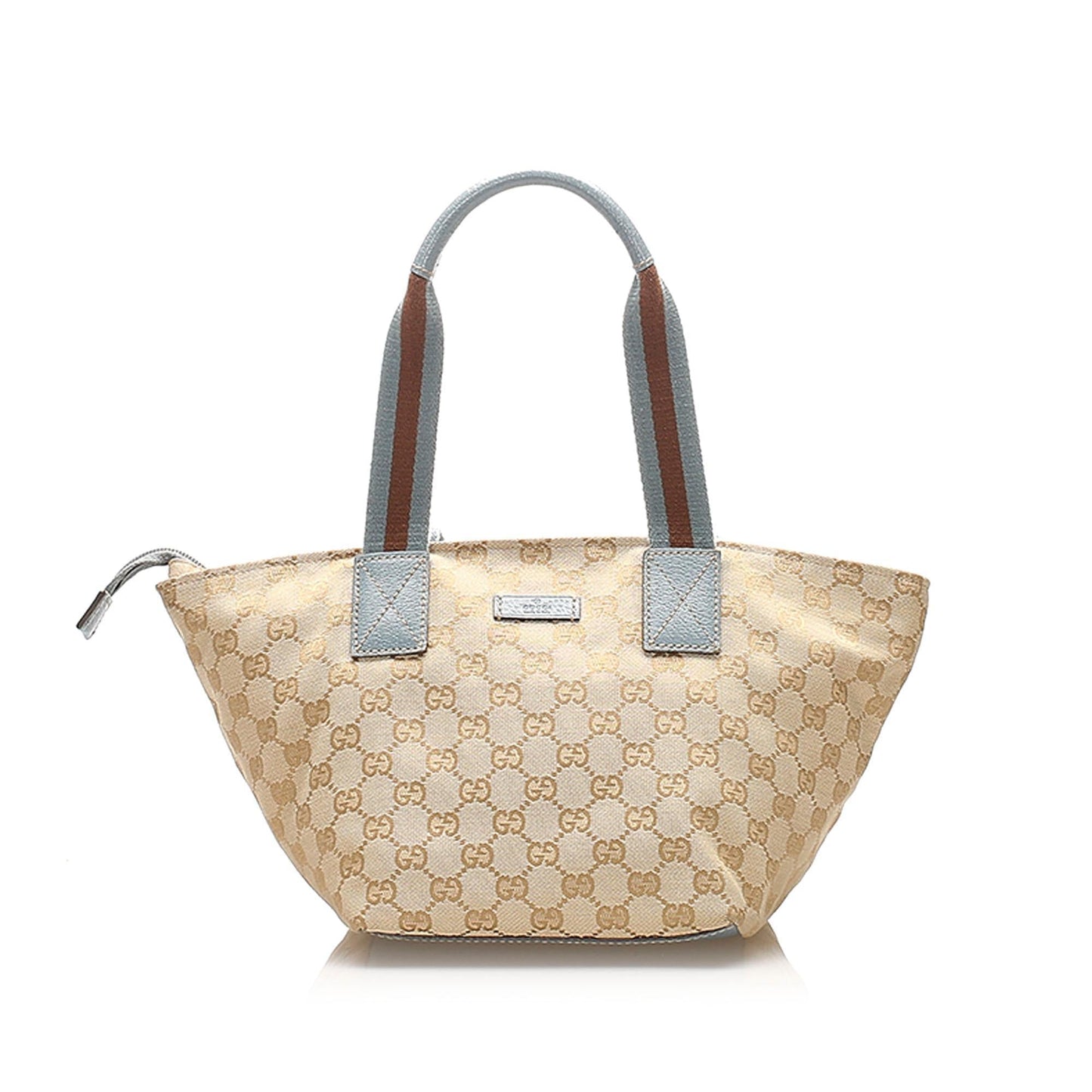Gucci Web Canvas Monogram Tote Style 6