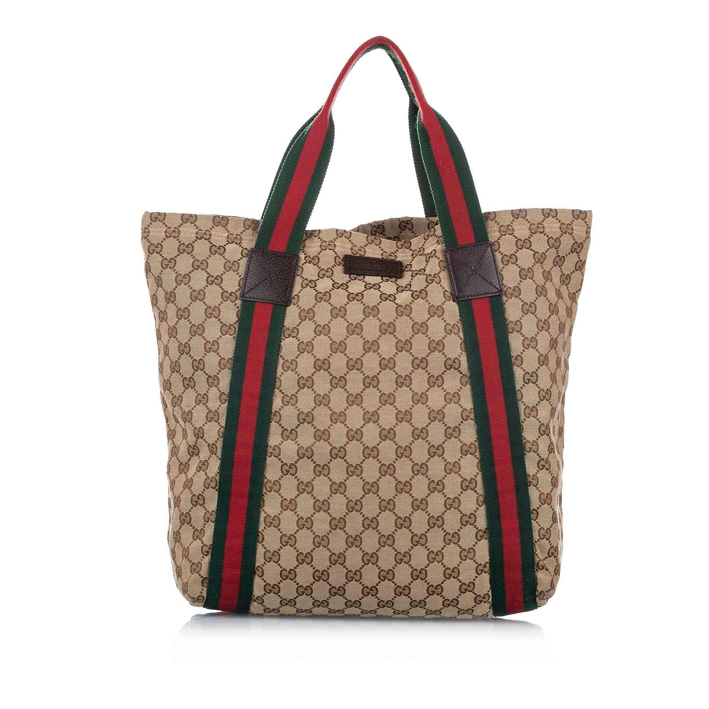 Gucci Web Canvas Monogram Tote Style 5
