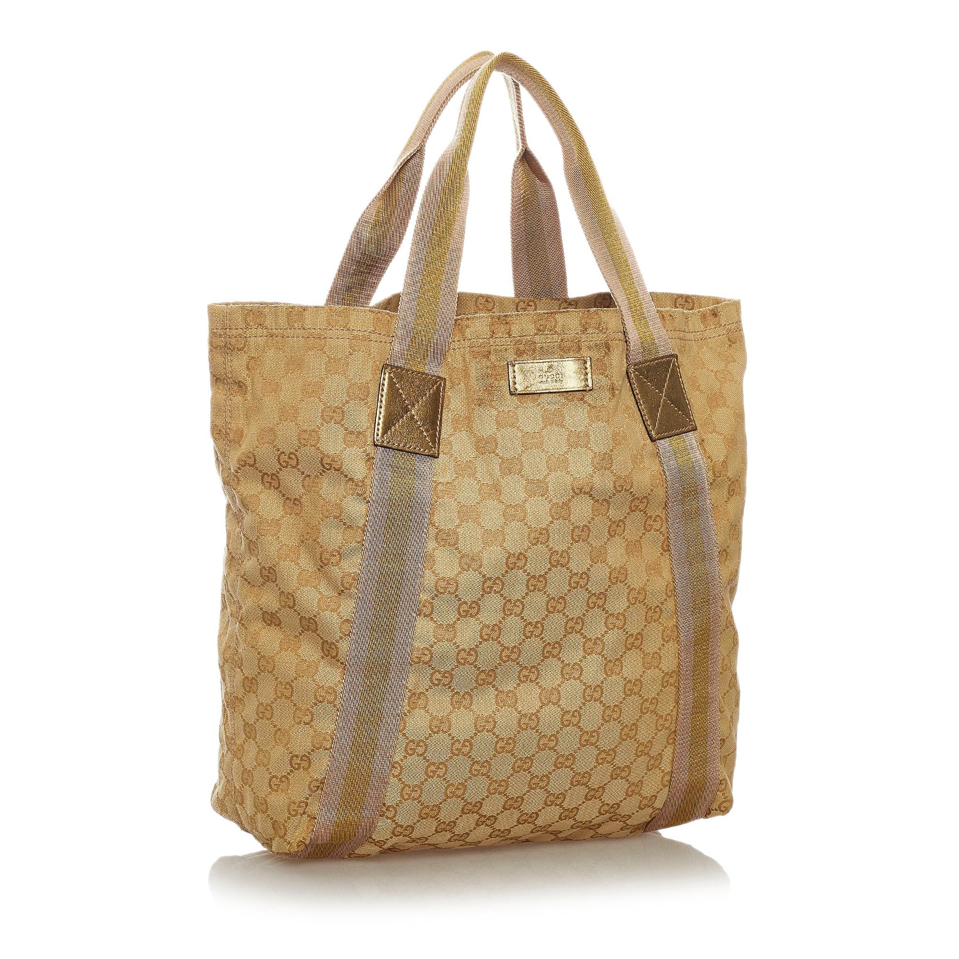 Gucci Web Canvas Tote Style 6