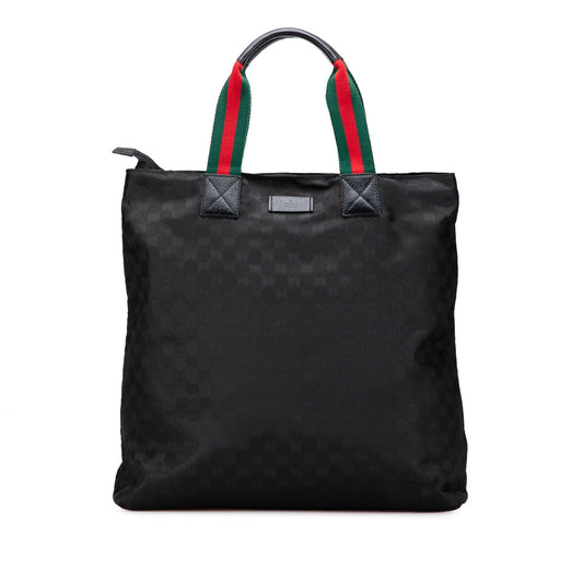 Gucci GG Canvas Web Tote