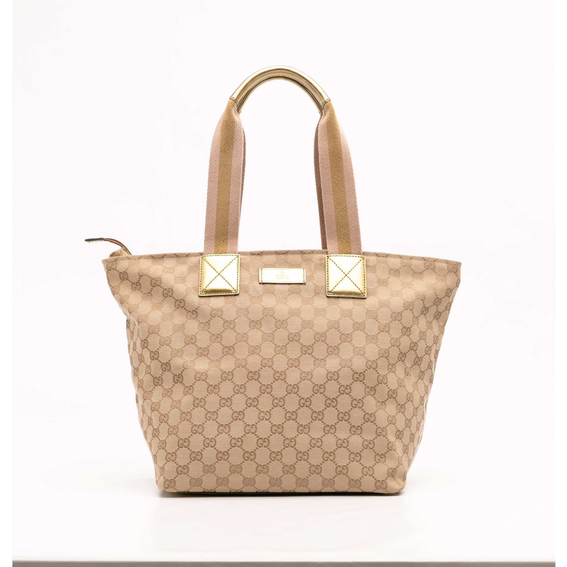 Gucci GG Canvas Web Tote