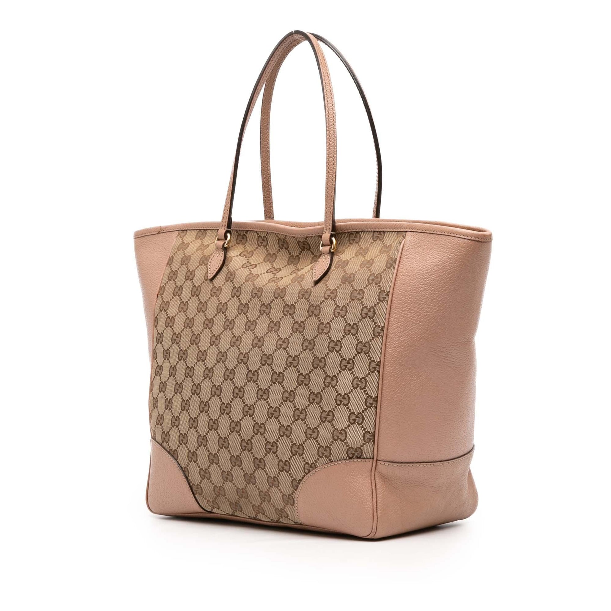 Gucci GG Canvas and Leather Bree Tote