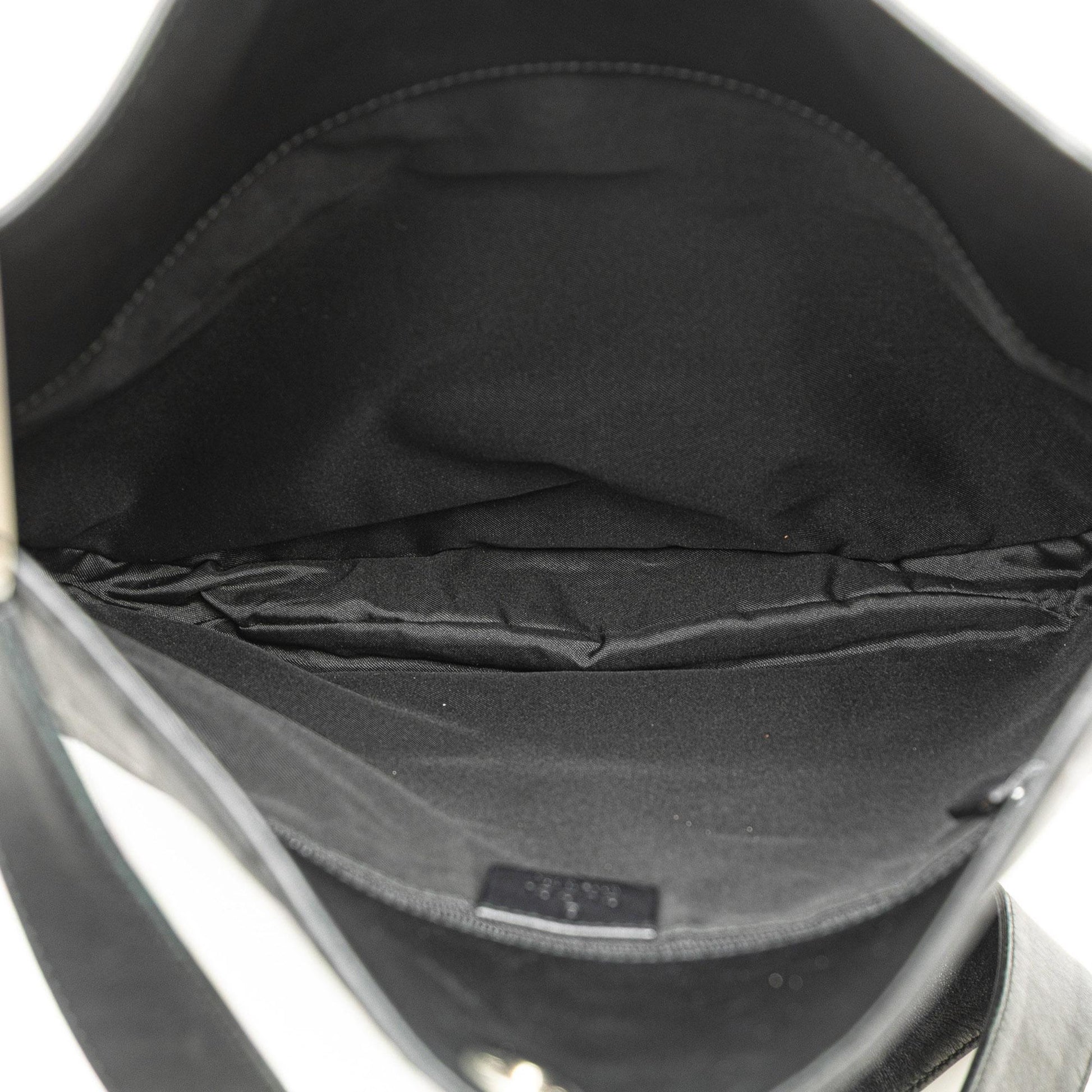 Gucci GG Canvas and Leather Shoulder Bag